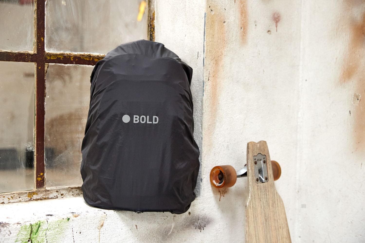 Lässig Regenschutz - BOLD Schulrucksack, schwarz