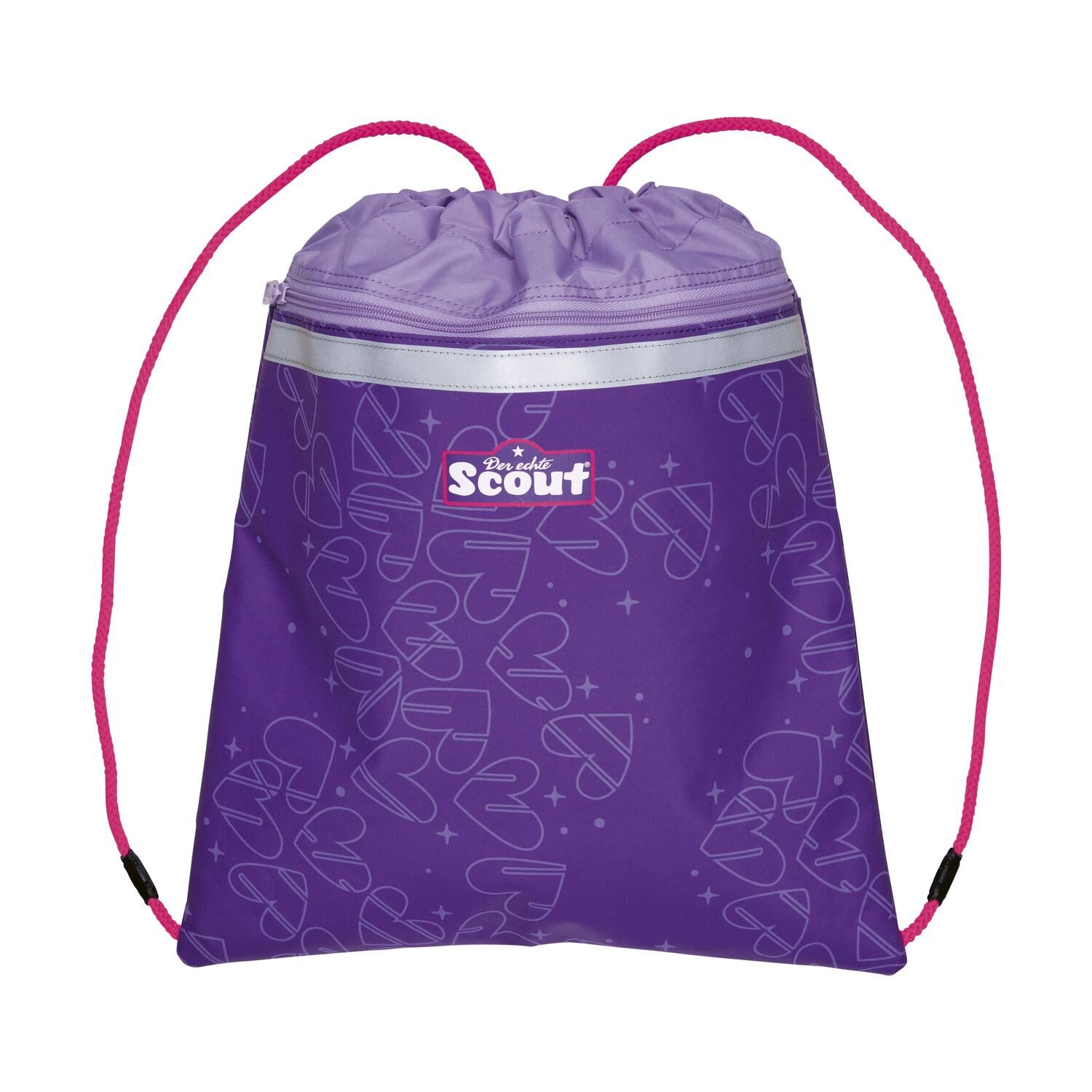 Scout Micro Schulranzen-Set 4 Superflash Extreme Heartbeat