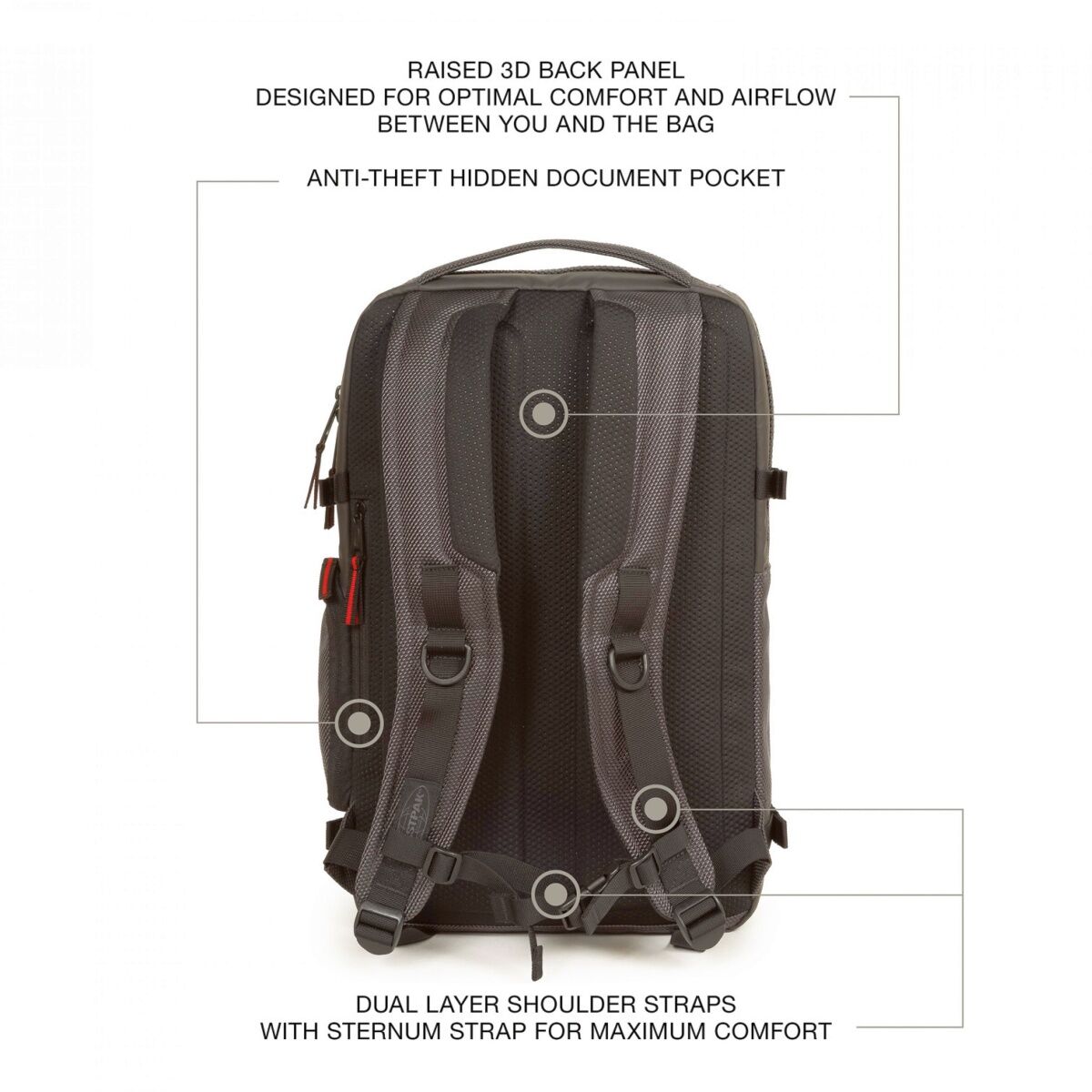 Eastpak Rucksack TECUM L CNNCT accent grey I97