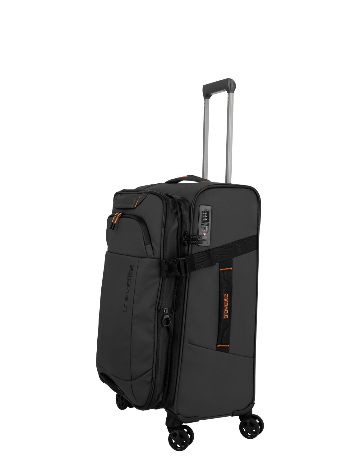 Travelite Koffer BRIIZE Trolley 4w M exp., Black