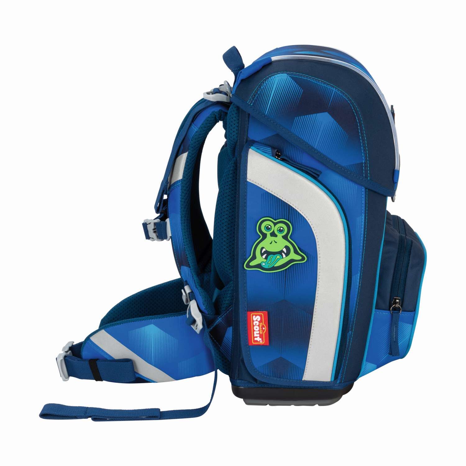 Scout Genius Exklusiv Safety Light Funny Freaks Schulranzen-Set 5-teilig