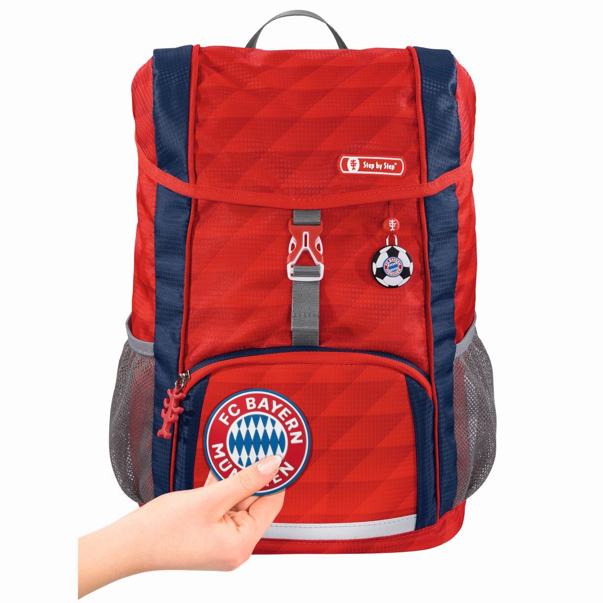 Step by Step KID FC Bayern Rucksack-Set "Mia san Mia", 3-teilig