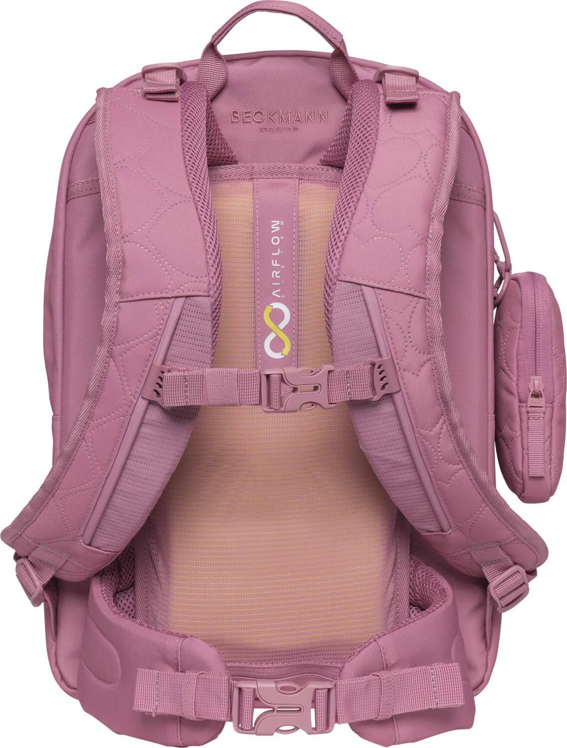 Beckmann Schulrucksack Sport Air Padded Heart Rose