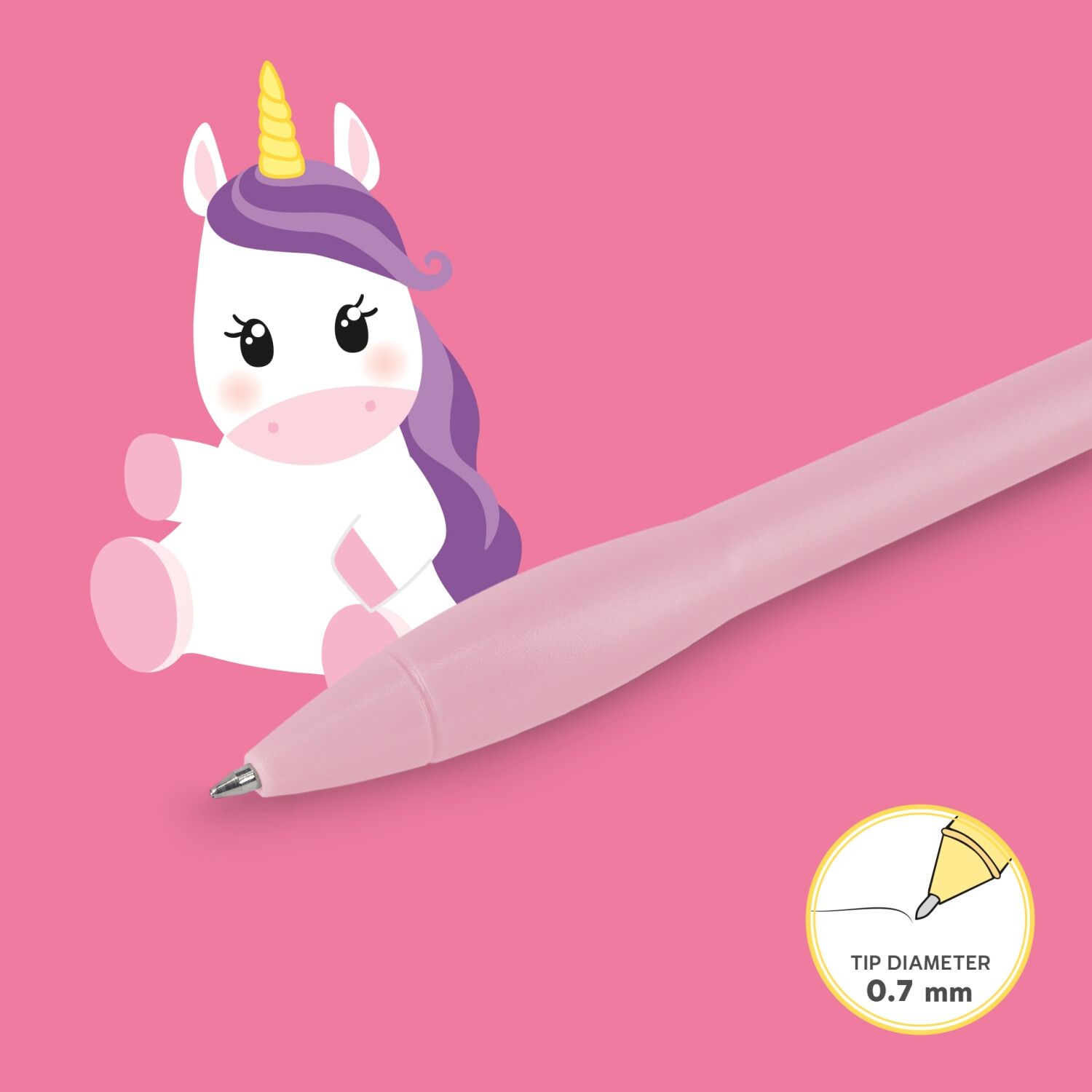 Legami Leuchtender Kugelschreiber - Writing is Magic - Unicorn