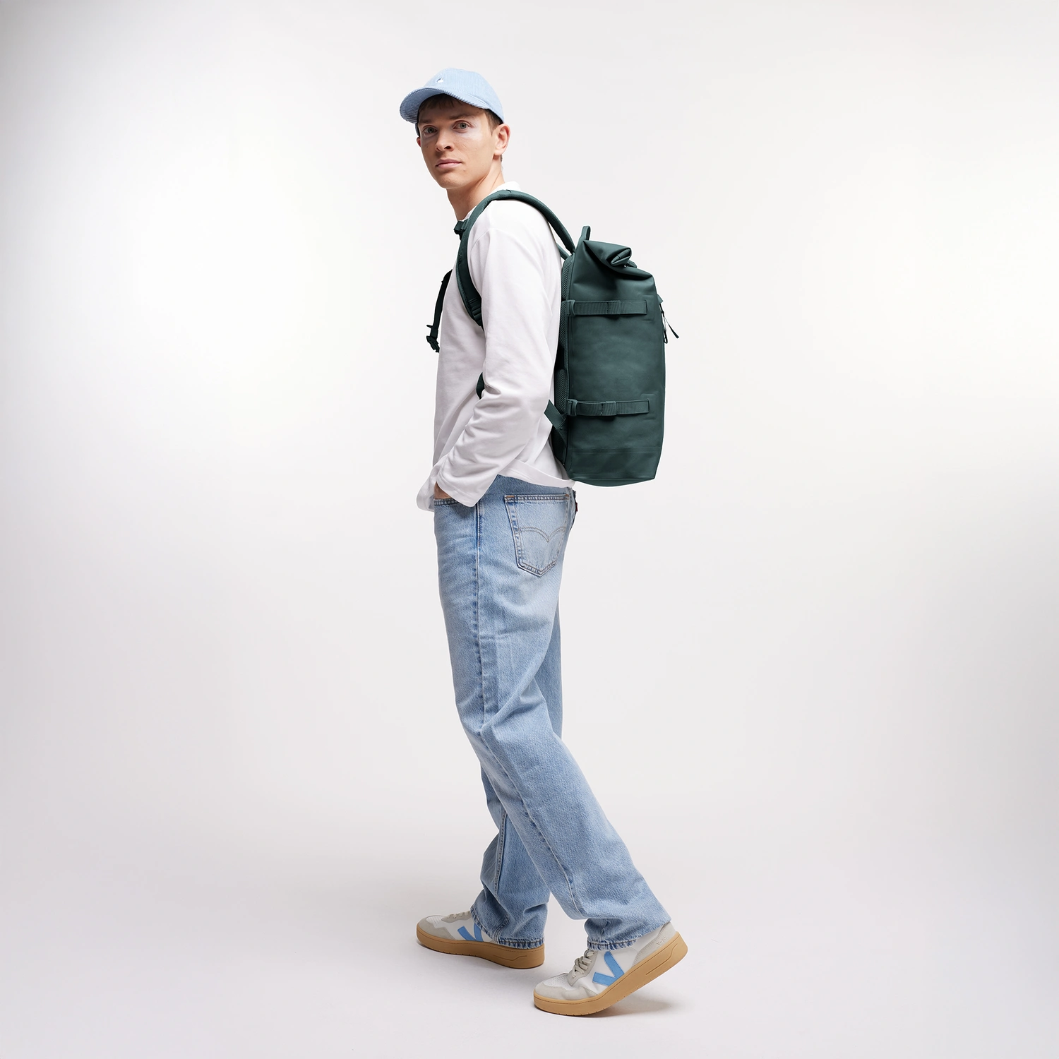 GOT BAG Rucksack ROLLTOP 2.0 MONOCHROME sea teal