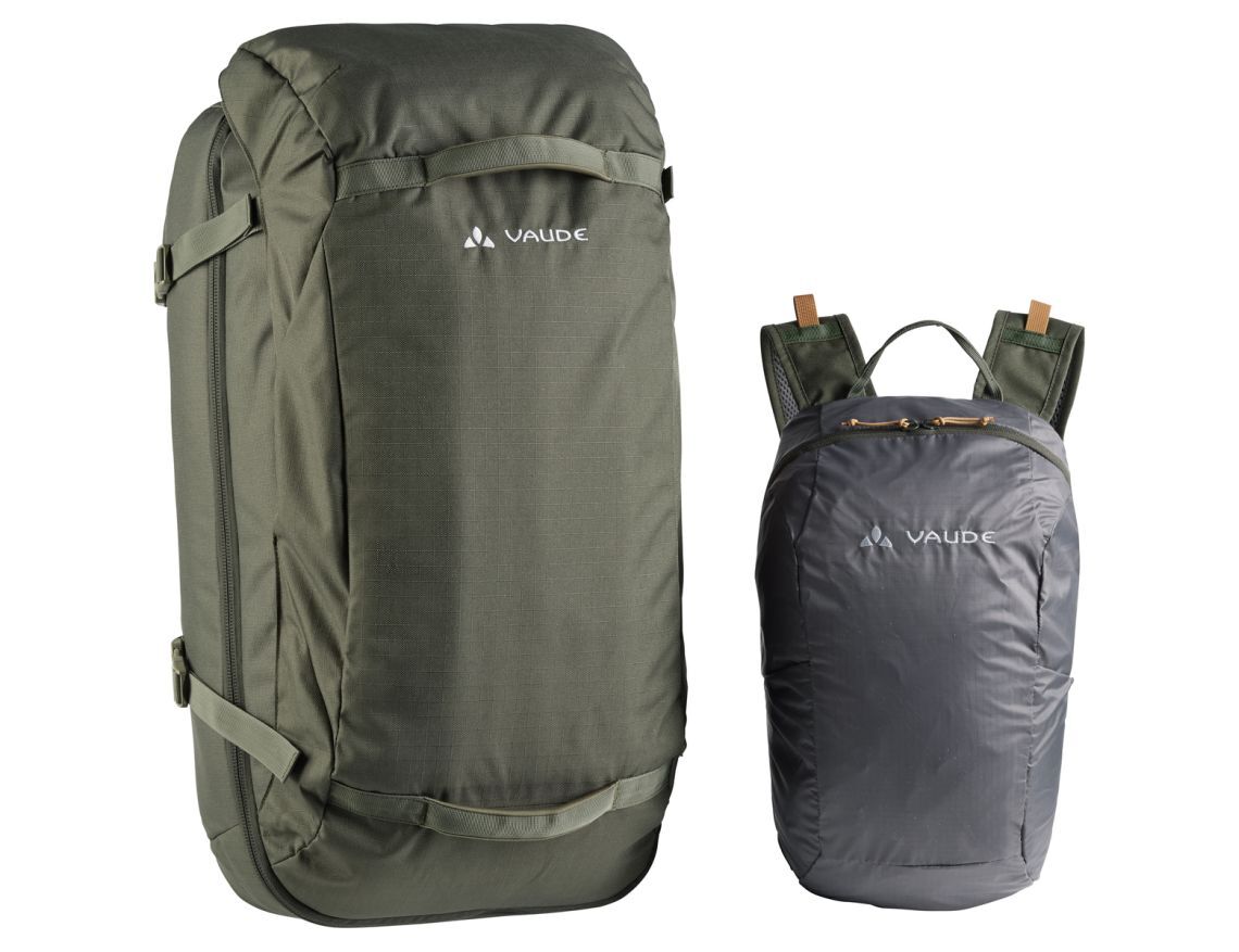 Vaude Reiserucksack Mundo 50+To Go, olive, -