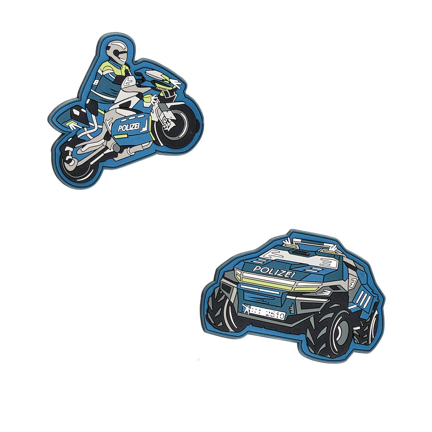 DerDieDas Wechselbuttons, 2tlg. Blue Speed