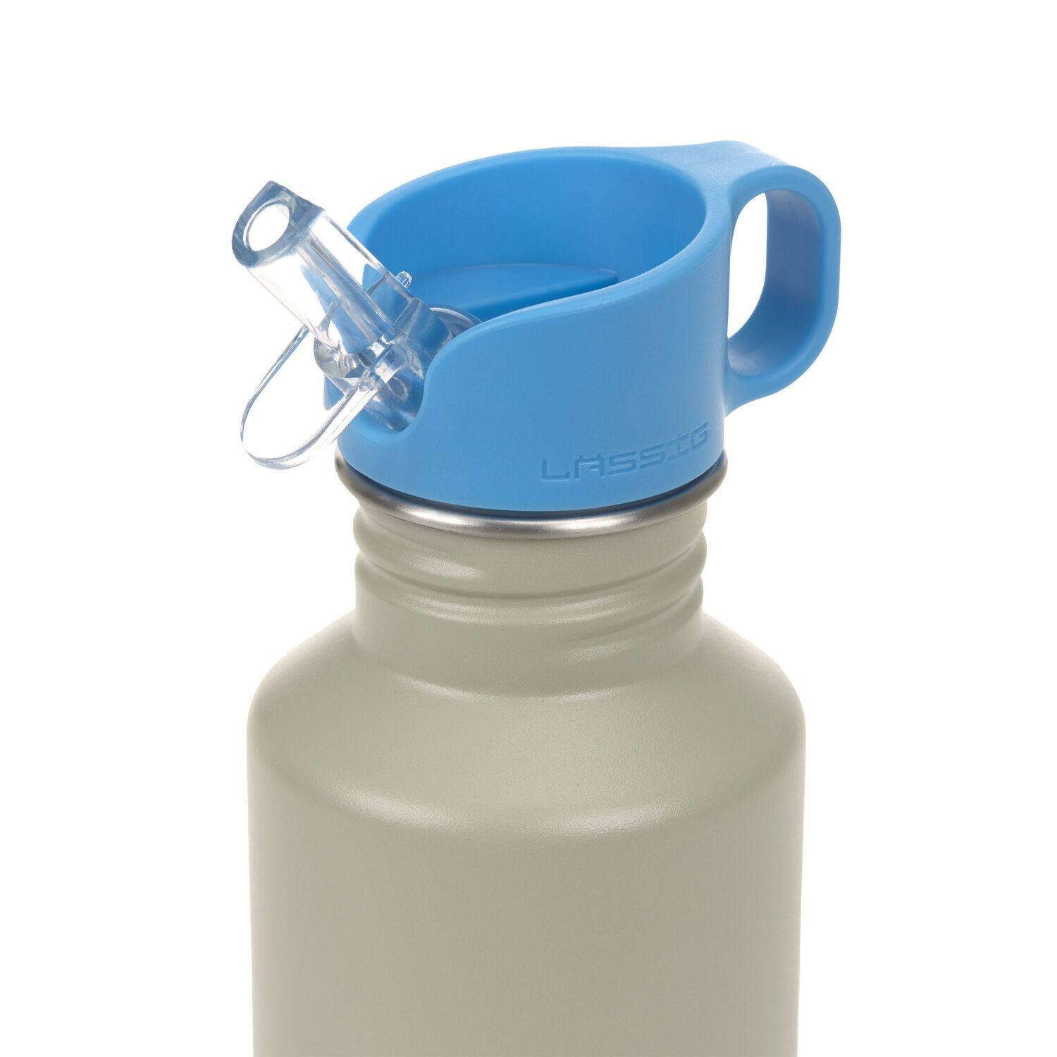 Lässig Trinkflasche Kinder - Edelstahl 500 ml, Sunny Explorer, Grün