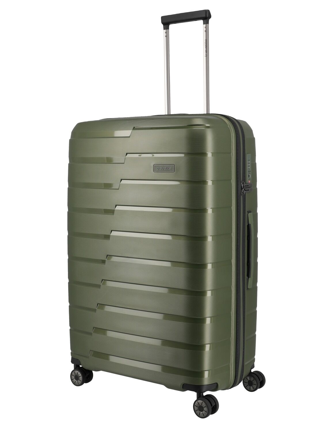 Travelite Koffer AIR BASE 4w Trolley L, Olive