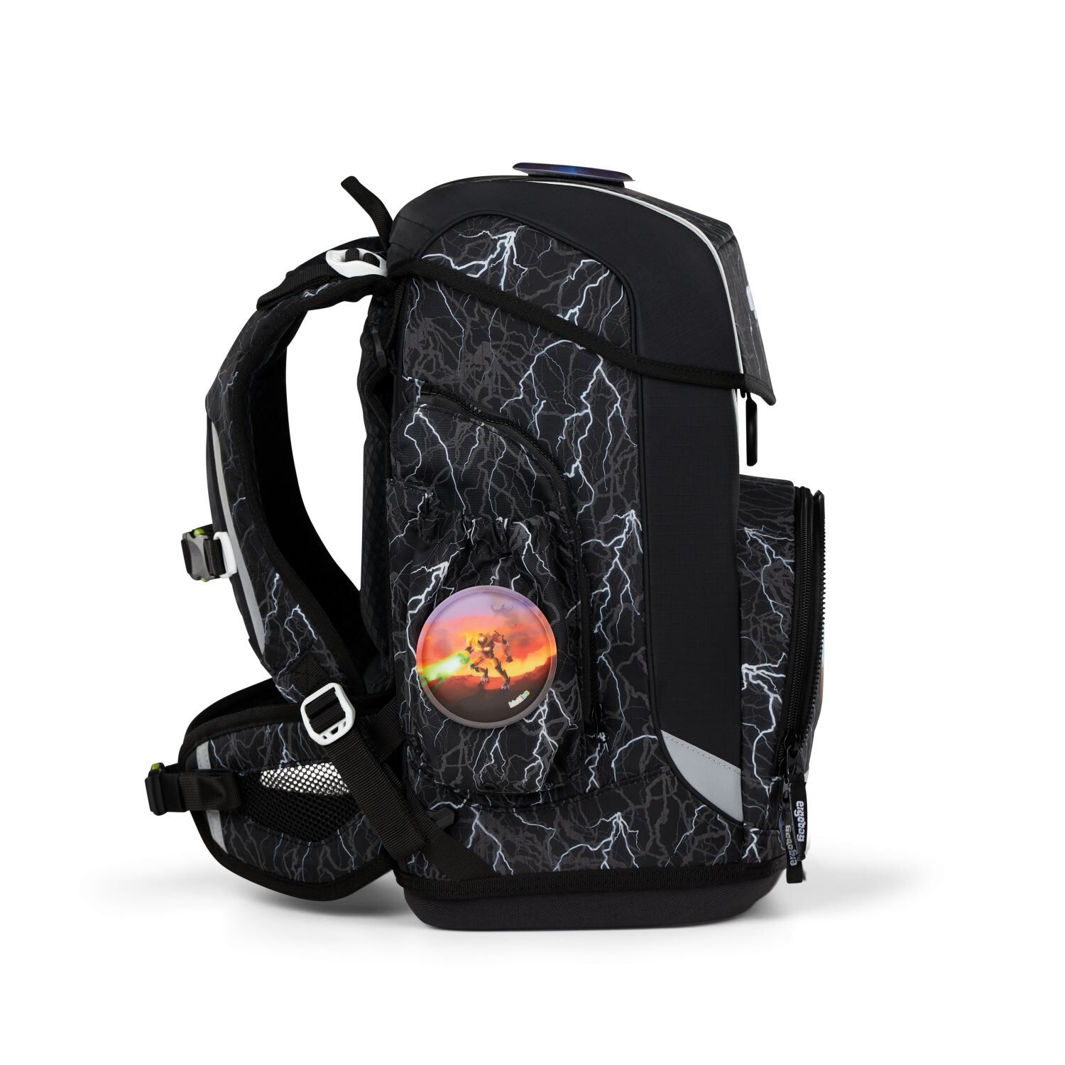 ergobag cubo light Schulranzen-Set Super ReflektBär