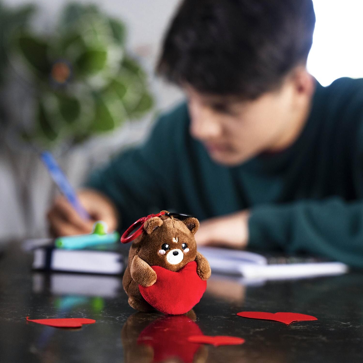 Legami Plüsch-Schlüsselanhänger - SUPER SOFT! - TINY - TEDDY BEAR