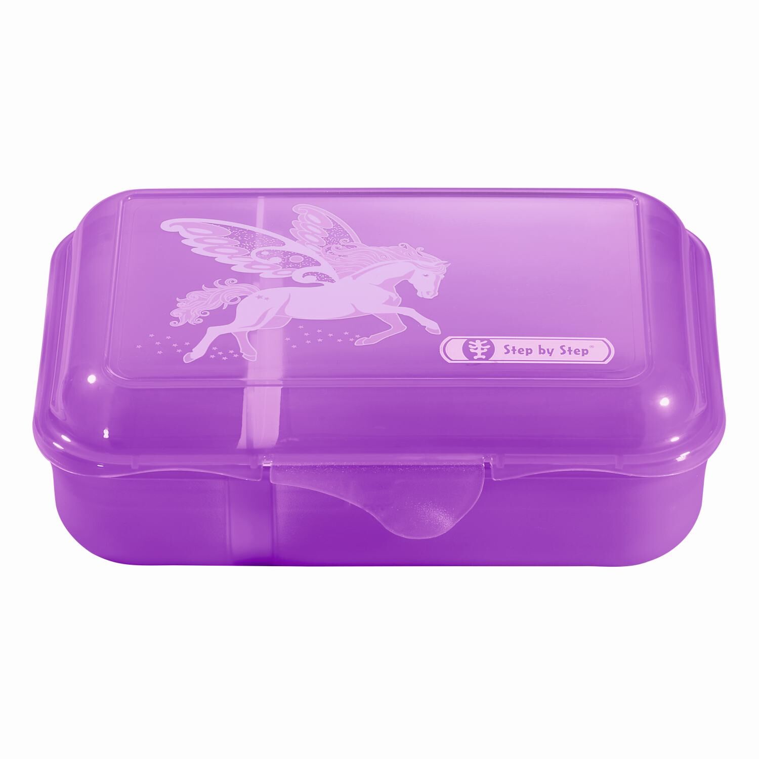 Step by Step Lunchbox "Dreamy Pegasus Shadow", Lila