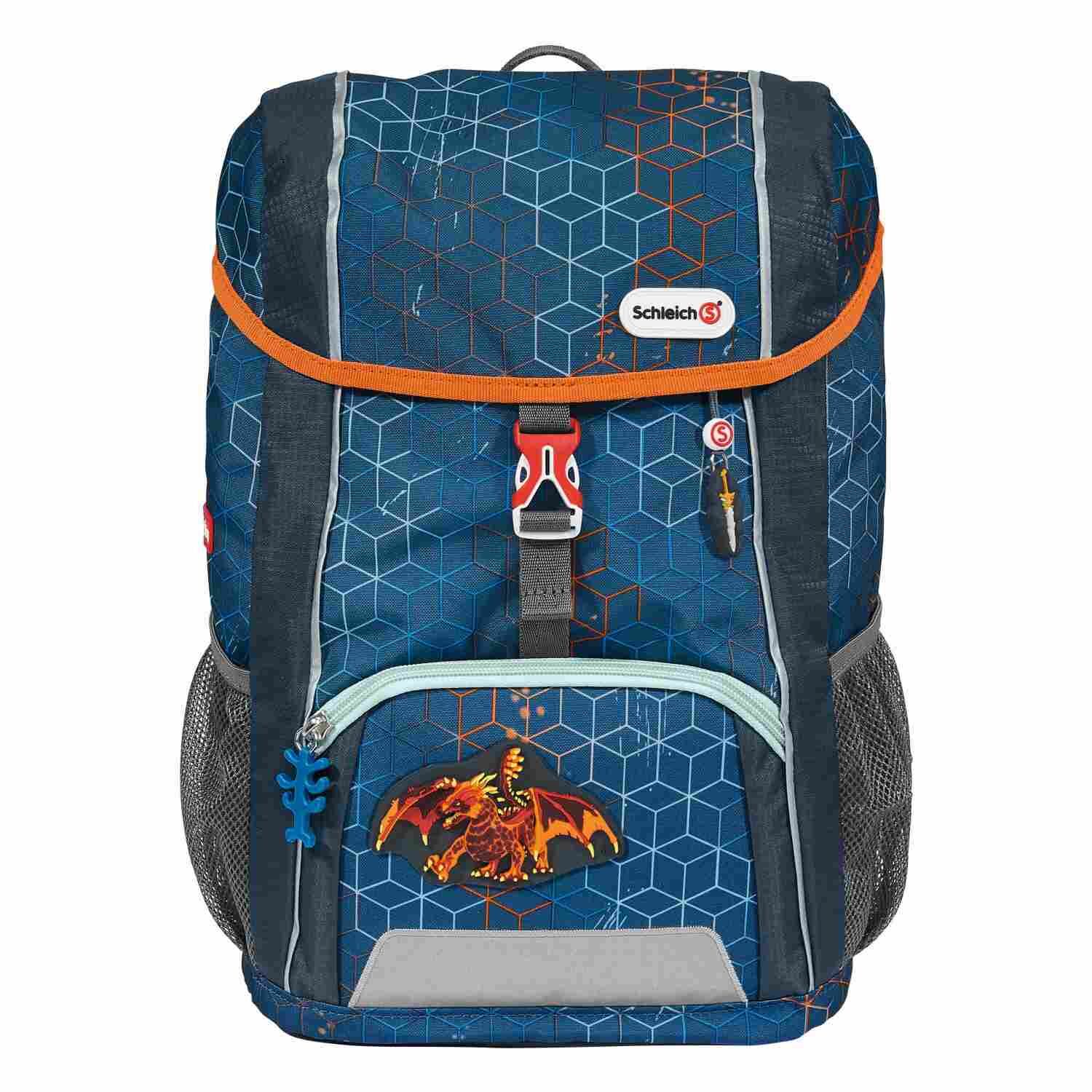 Step by Step KID Schleich® Rucksack-Set "Eldrador Creatures", Lava Dragon, 3-teilig