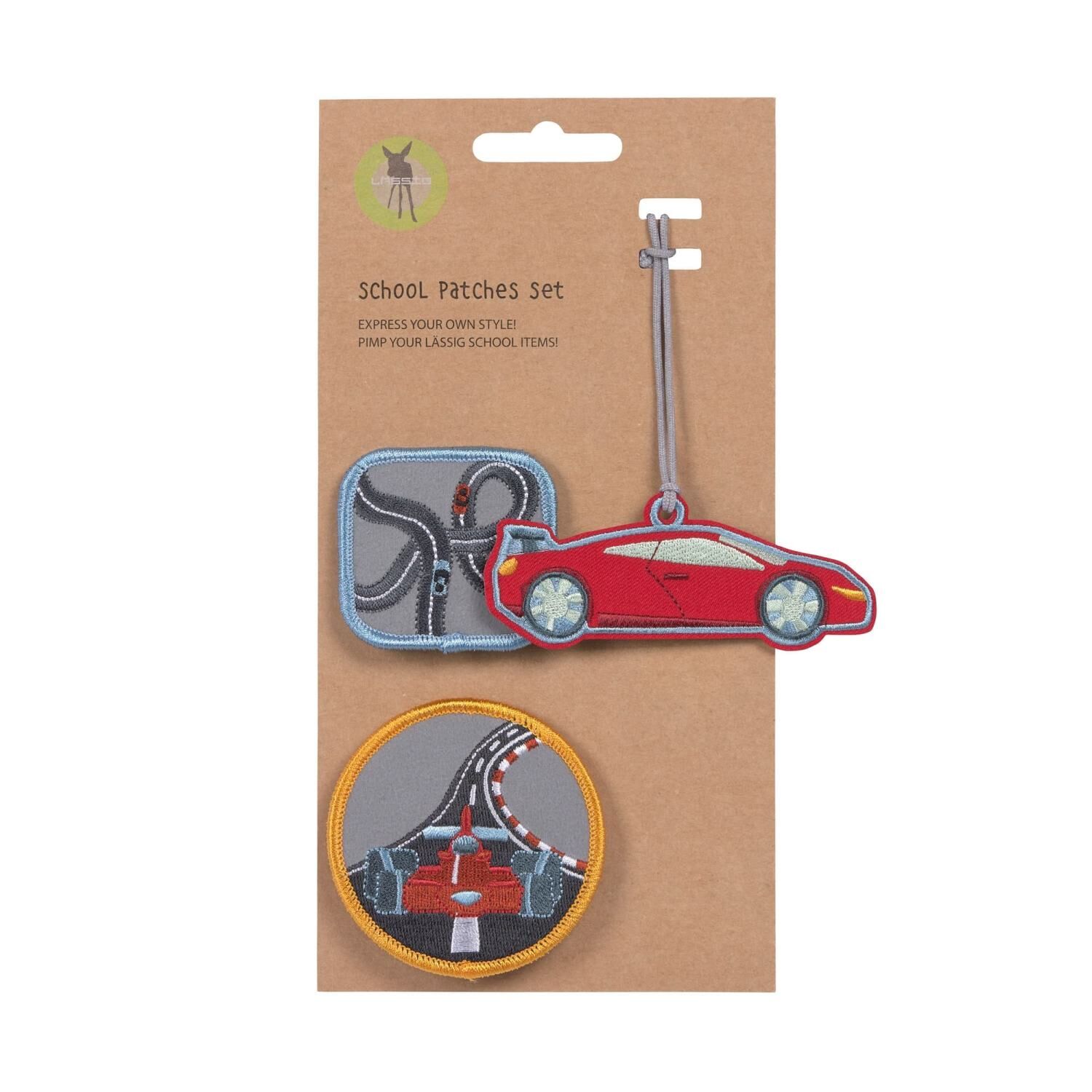 Lässig Anhänger & Patches - Schul Set Unique, Racecar