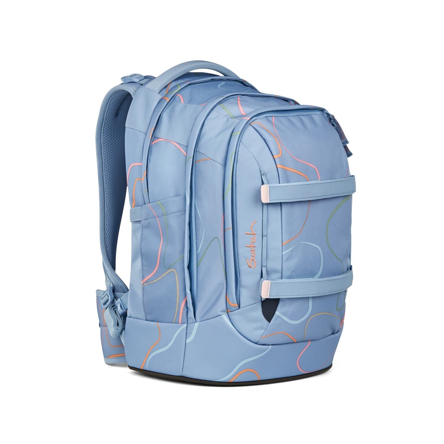 Satch pack Schulrucksack Vivid Blue hellblau