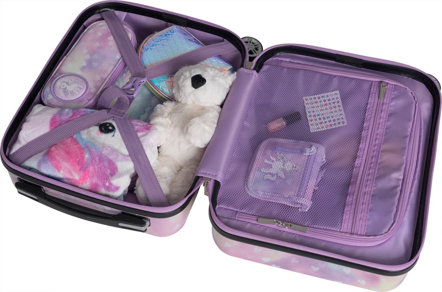 Beckmann Kinderkoffer Unicorn Princess Purple