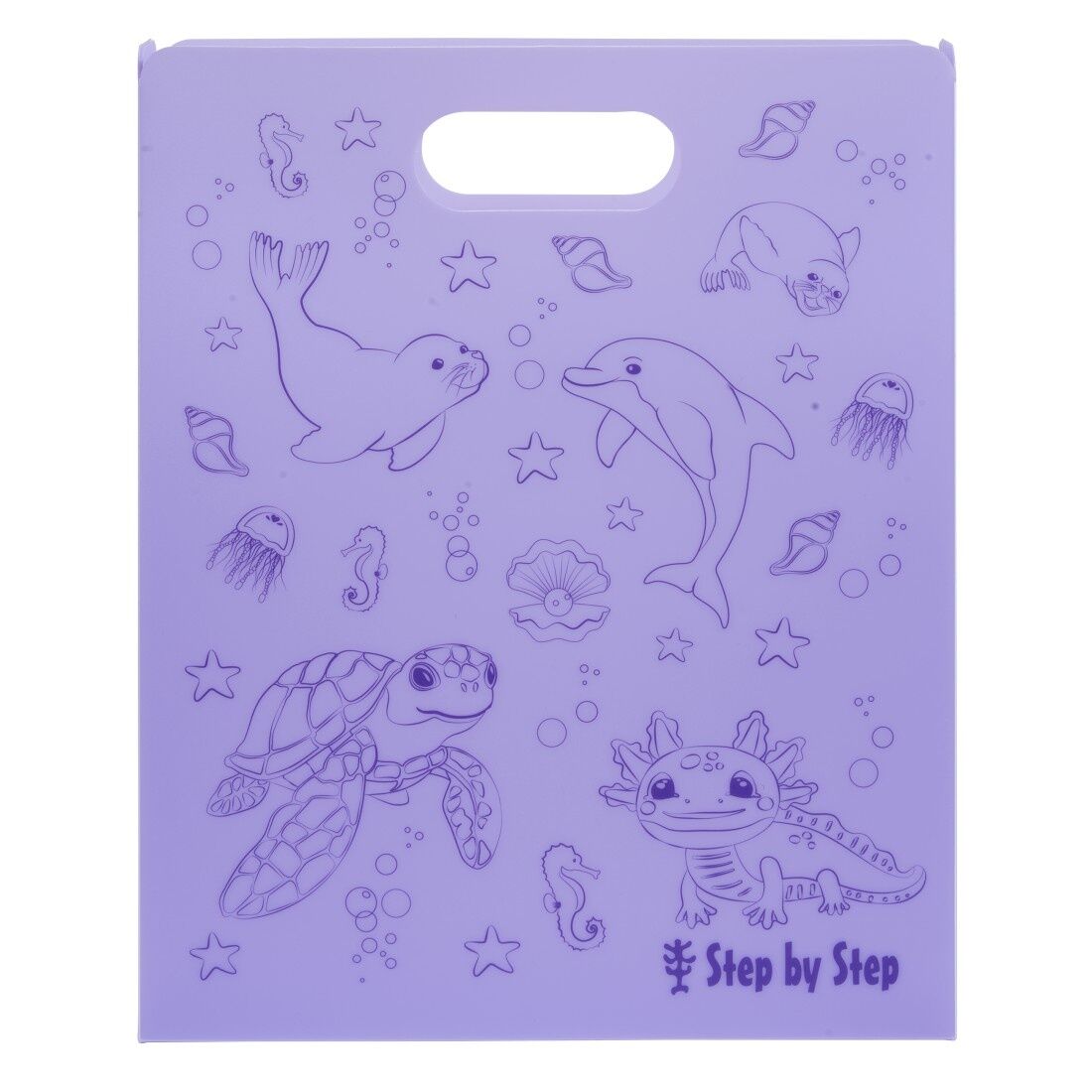 Step by Step Heftbox mit Tragegriff, Lila