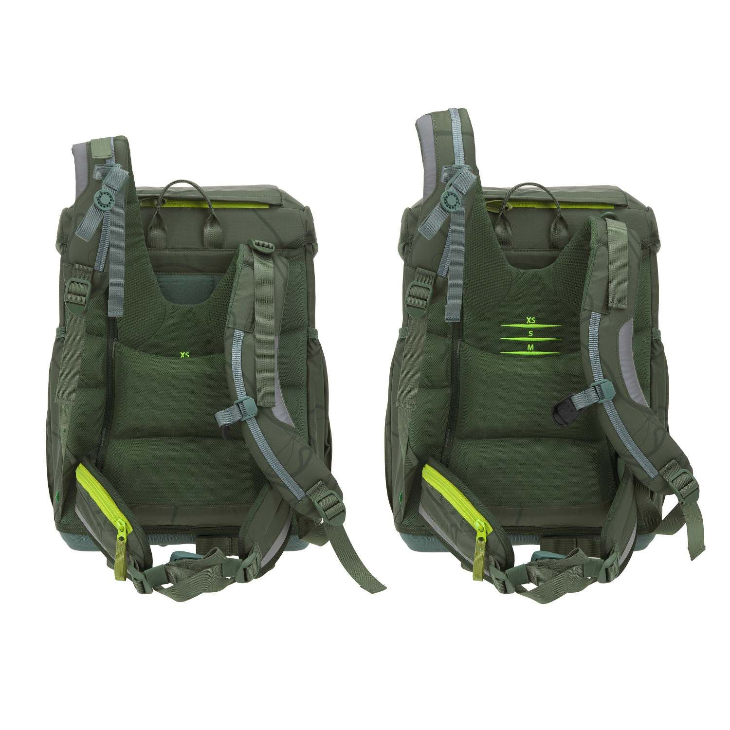 Lässig Schulranzen-Set Light, Unique Jungle green