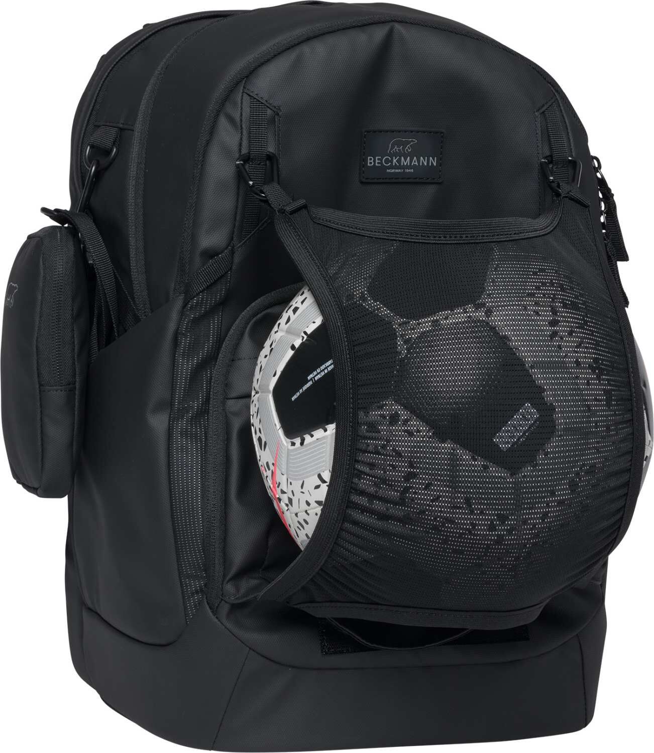 Beckmann Schulrucksack Sport Air Black Coated