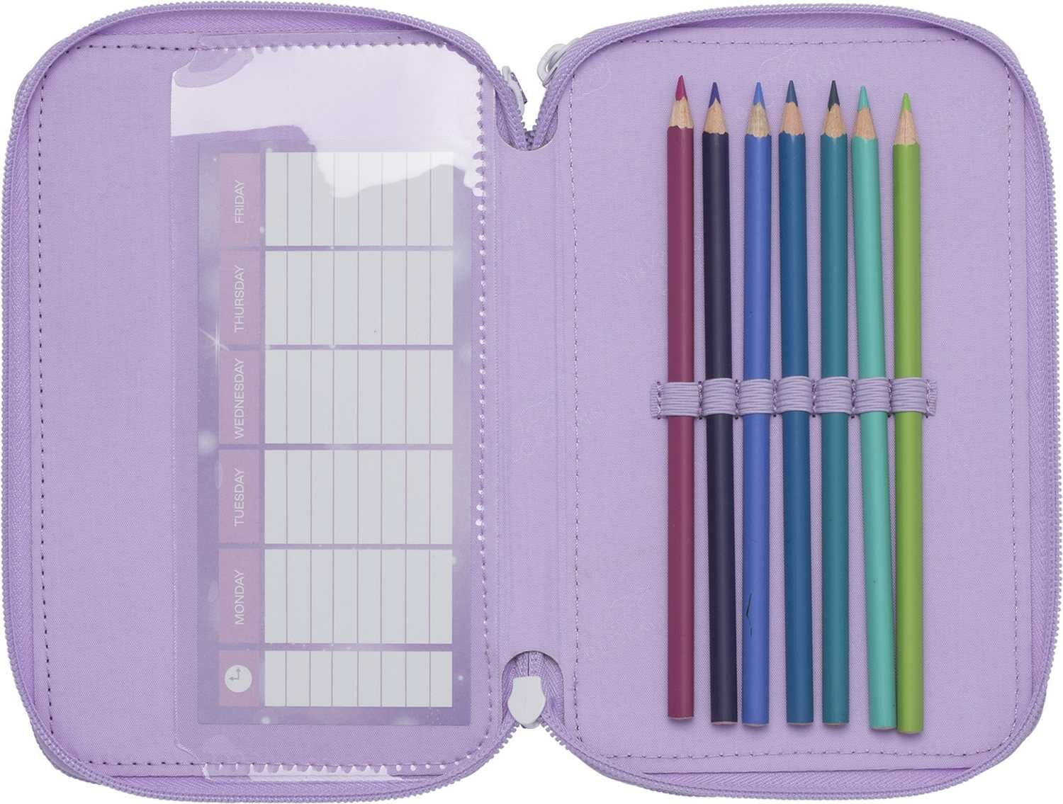 Beckmann 3-Fächrige Federmappe Candy