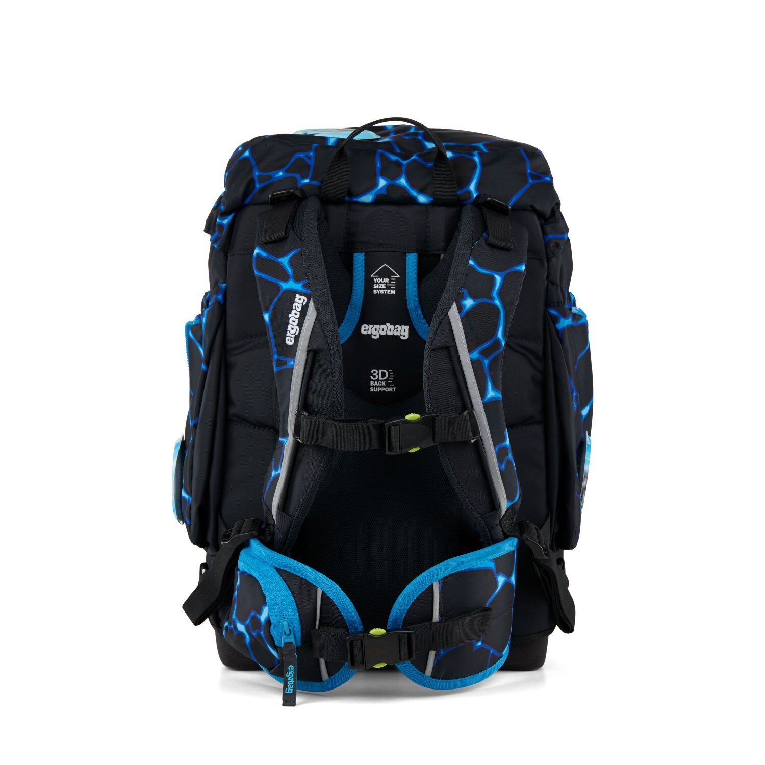 ergobag maxi Schulrucksack-Set Bärassic Garden