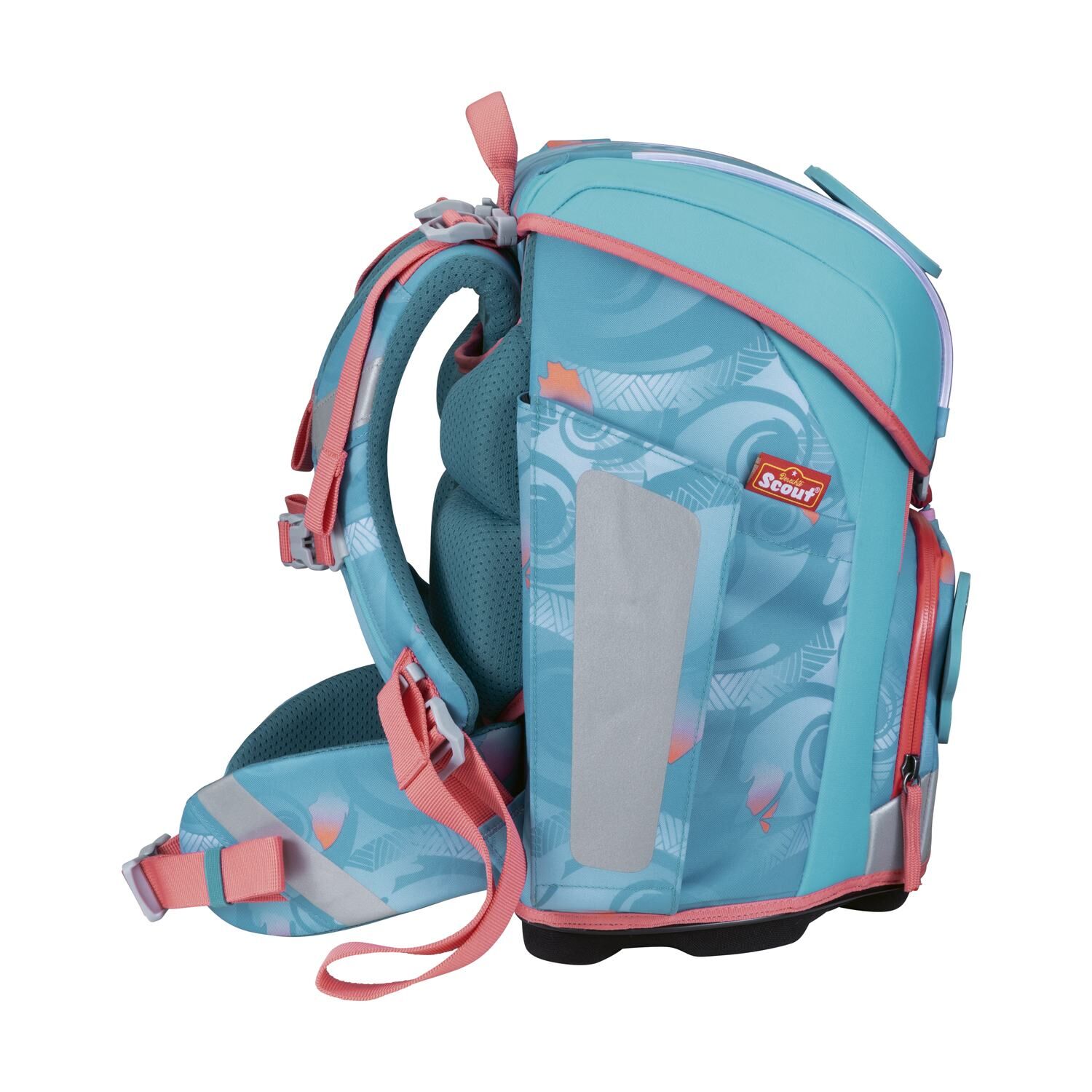 Scout Micro Schulranzen-Set 4 teilig Safety Light Aloha