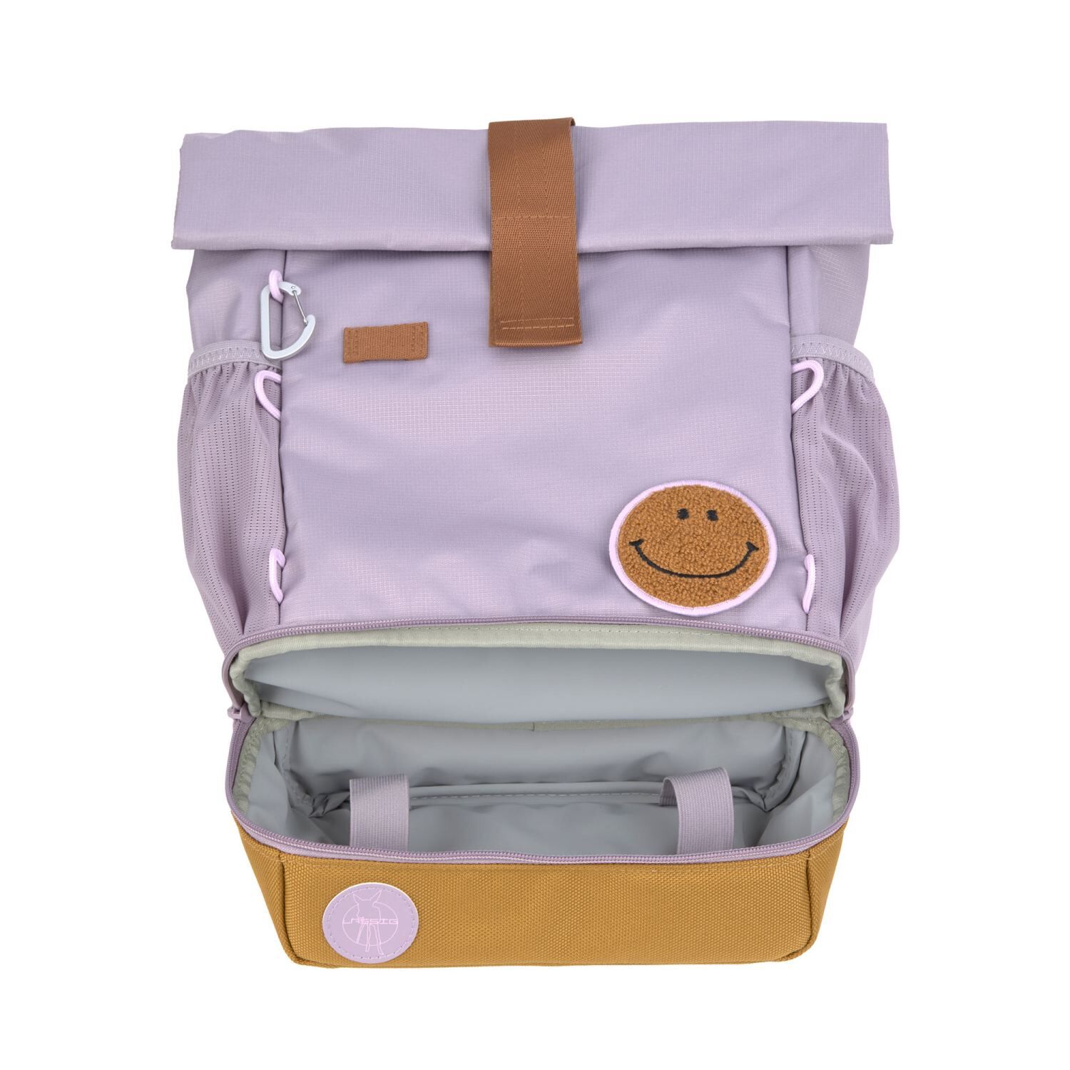 Lässig Kinderrucksack - Mini Rolltop Backpack Little Gang, lilac