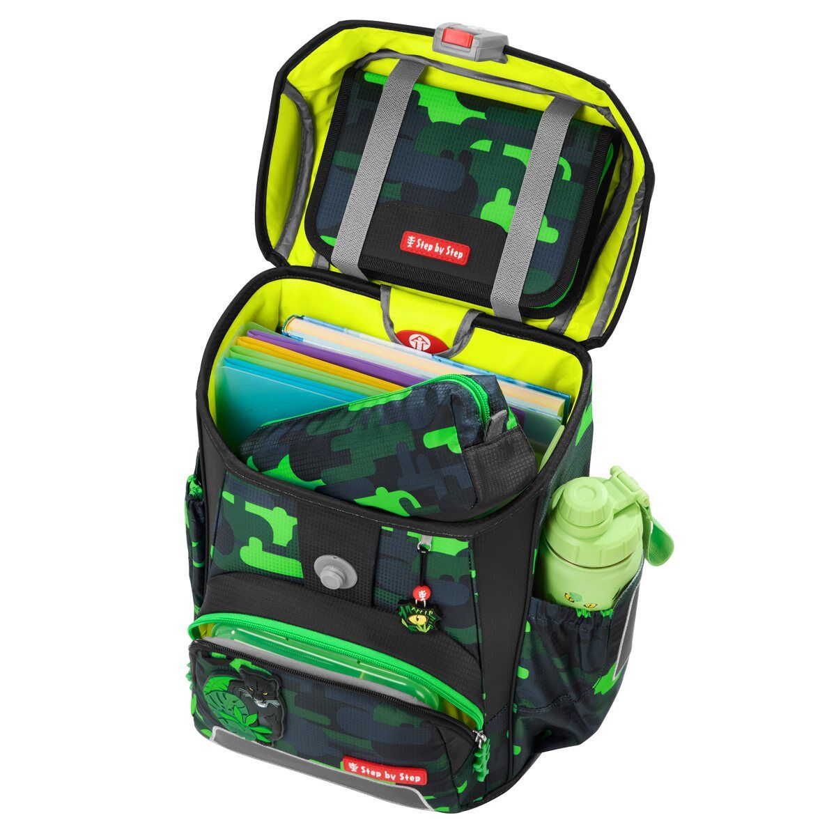 Step by Step CLOUD Schulranzen-Set "Black Cat Chiko", 5-teilig