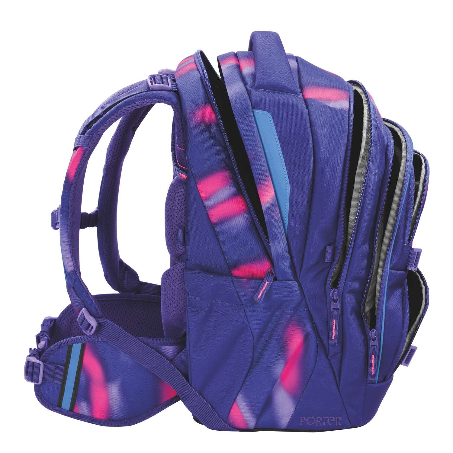 coocazoo Schulrucksack PORTER, Aurora Glow