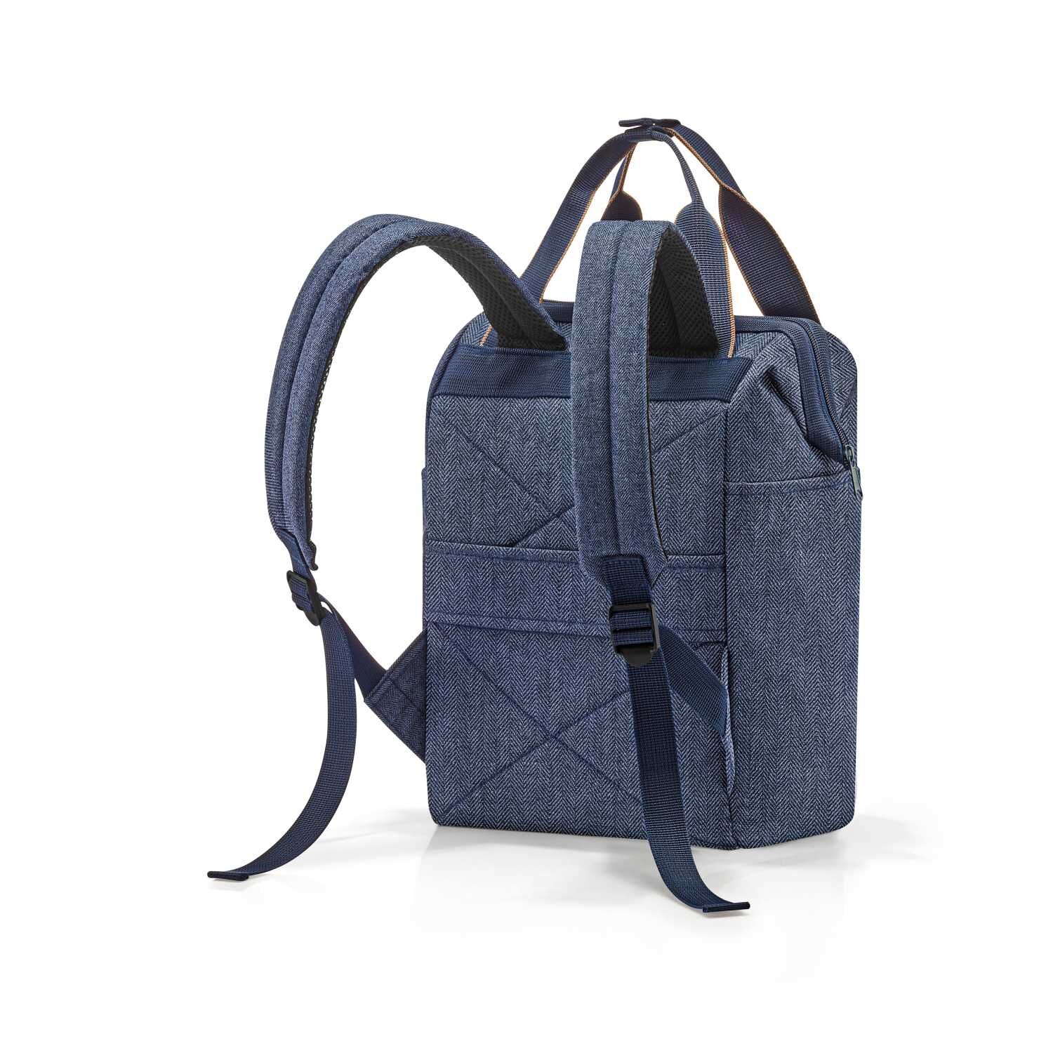 reisenthel Rucksack allrounder R herringbone dark blue