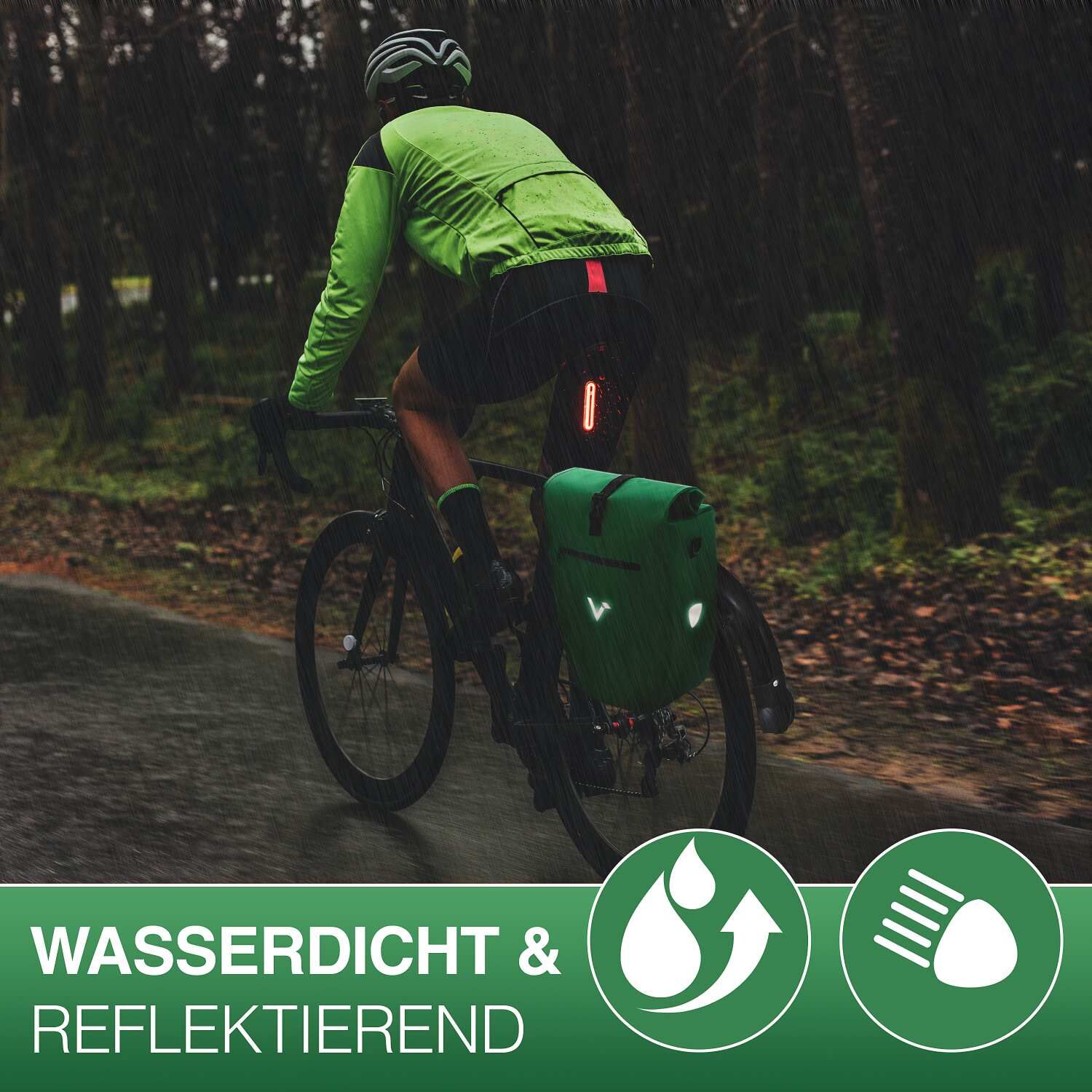 Valkental ValkBasic Fahrradtasche - Grün