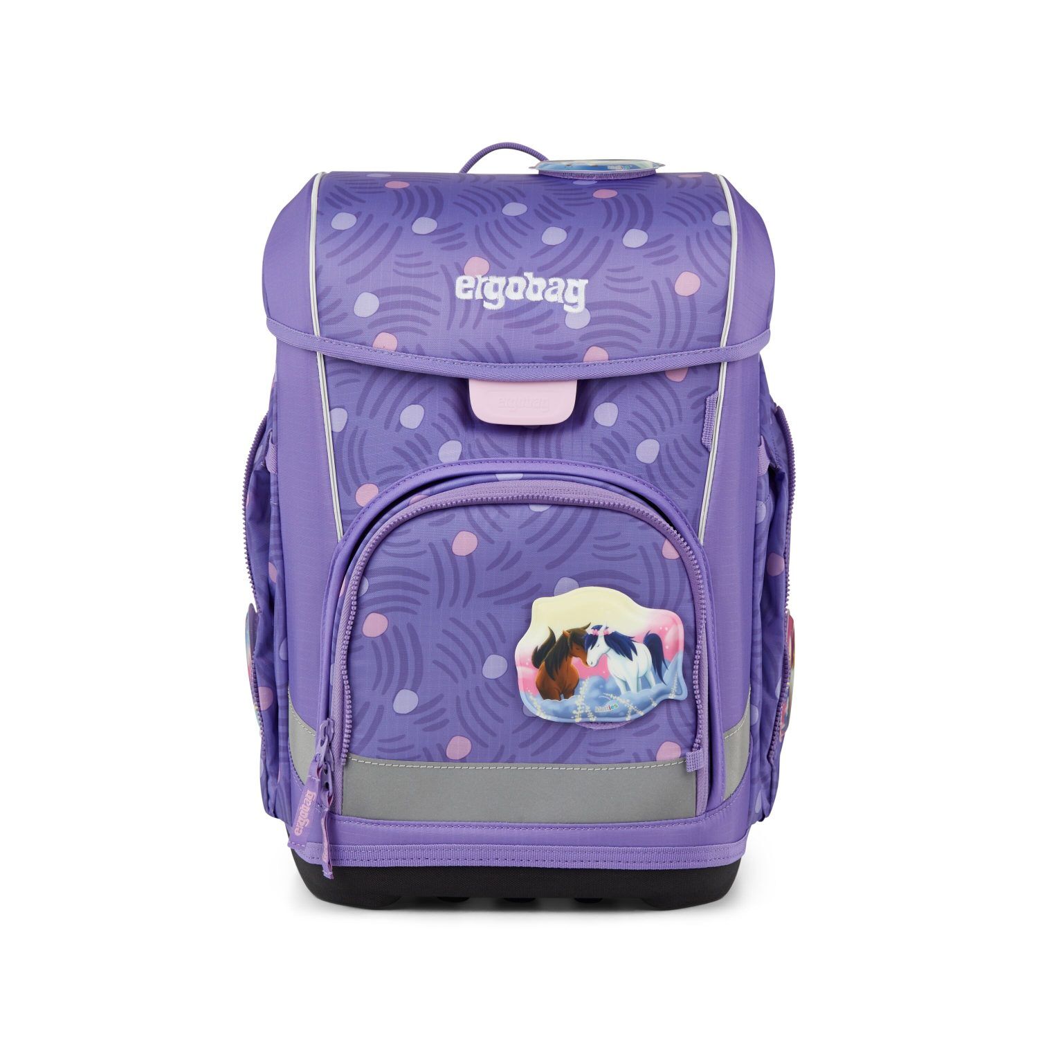 ergobag cubo light Schulranzen-Set PonyBäradies