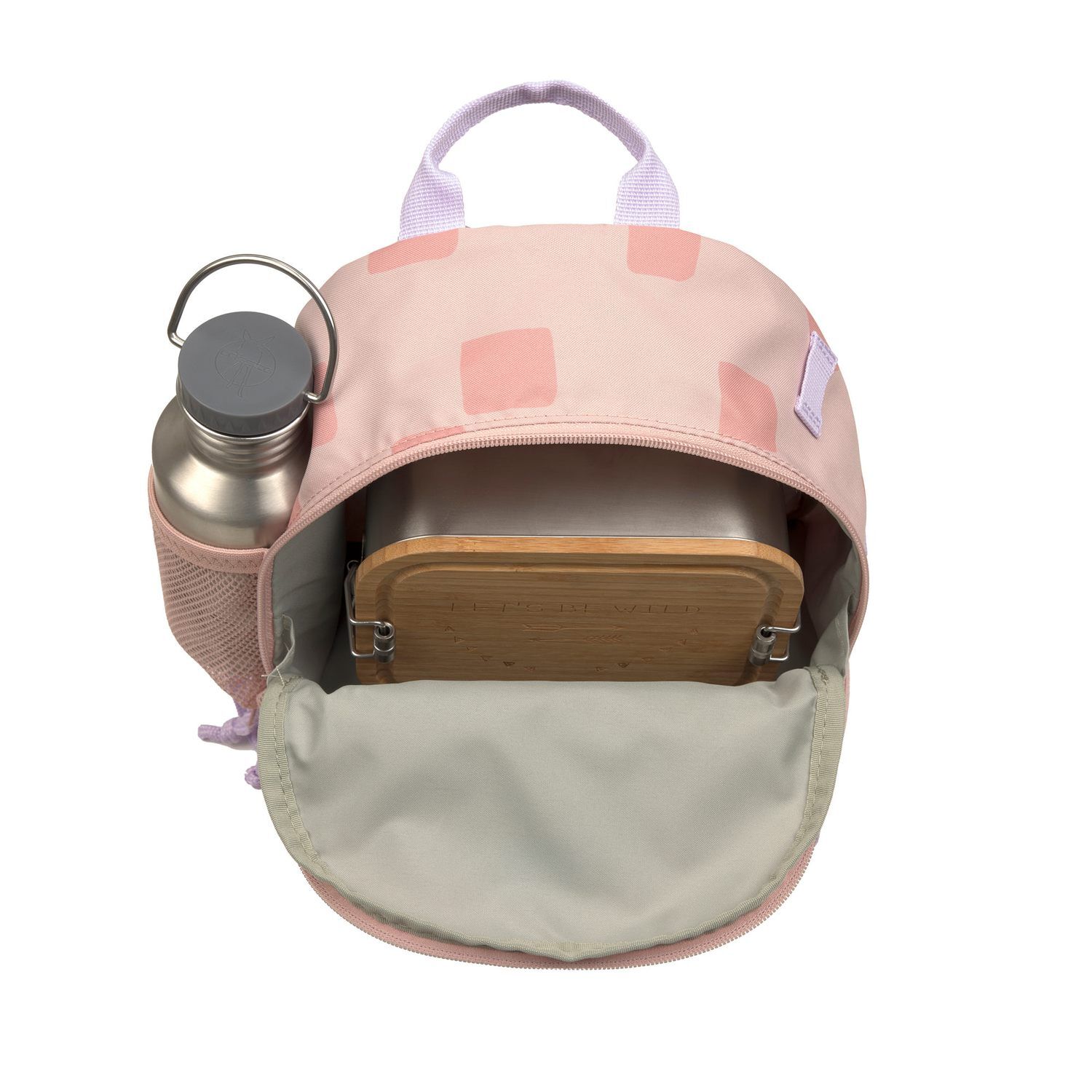 Lässig Kinderrucksack Mini - Pattern Party, Rosa