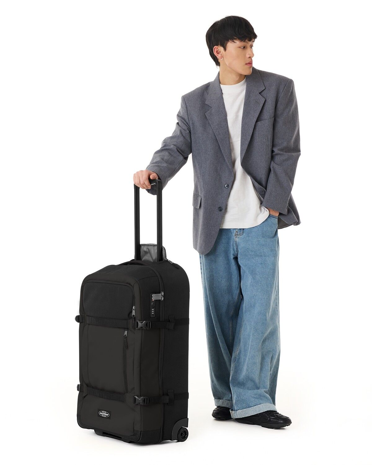 Eastpak Koffer TRANSIT'R PRO M Authentic Original Black Pro Coated