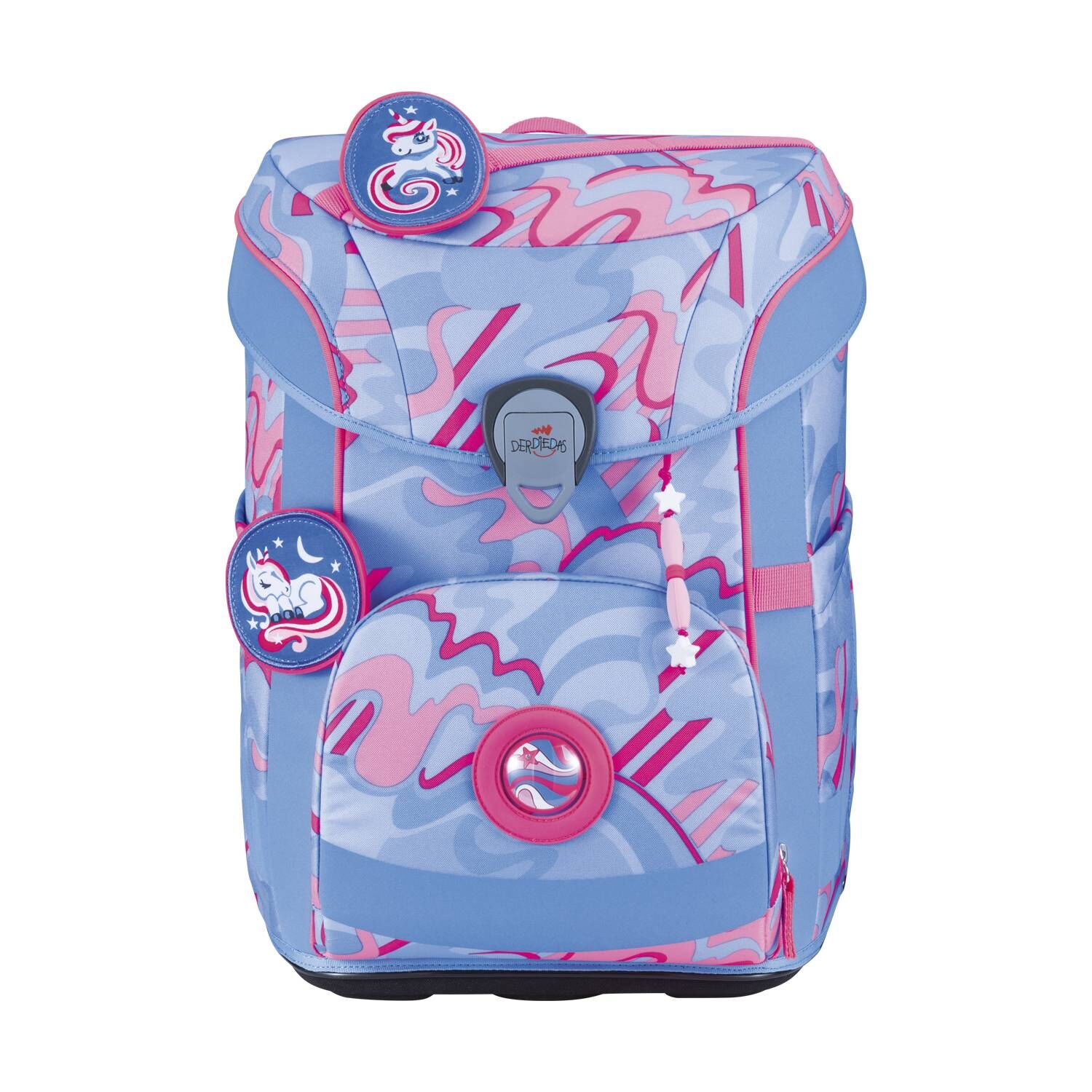 DerDieDas ErgoFlex Easy Superflash Magic Unicorn Schulranzenset 5-teilig