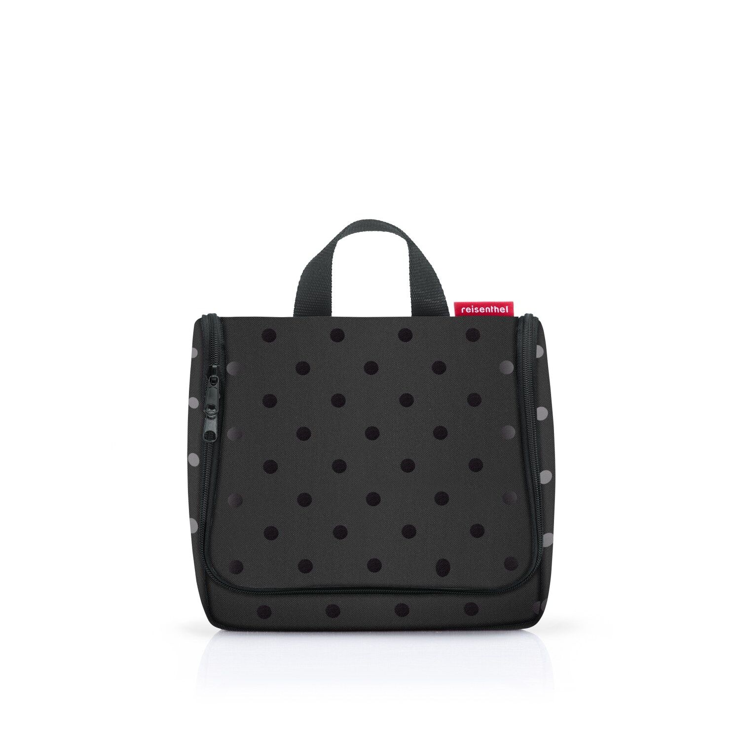 reisenthel toiletbag glossy dots black