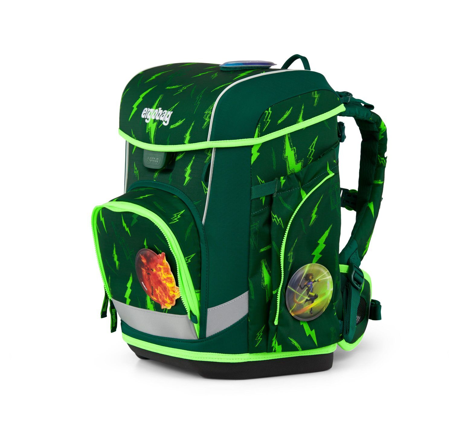 ergobag cubo light Schulranzen-Set Bärtastisch