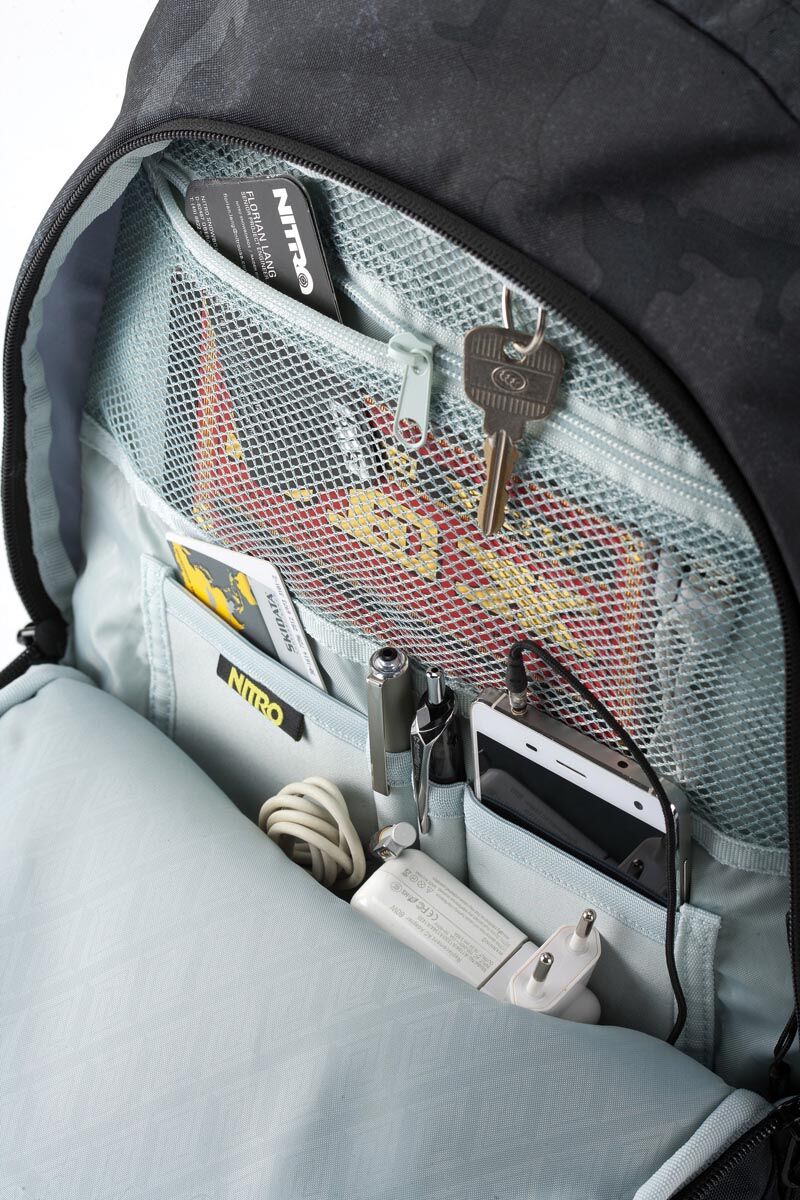 Nitro Rucksack STASH 29 FORGED CAMO schwarz