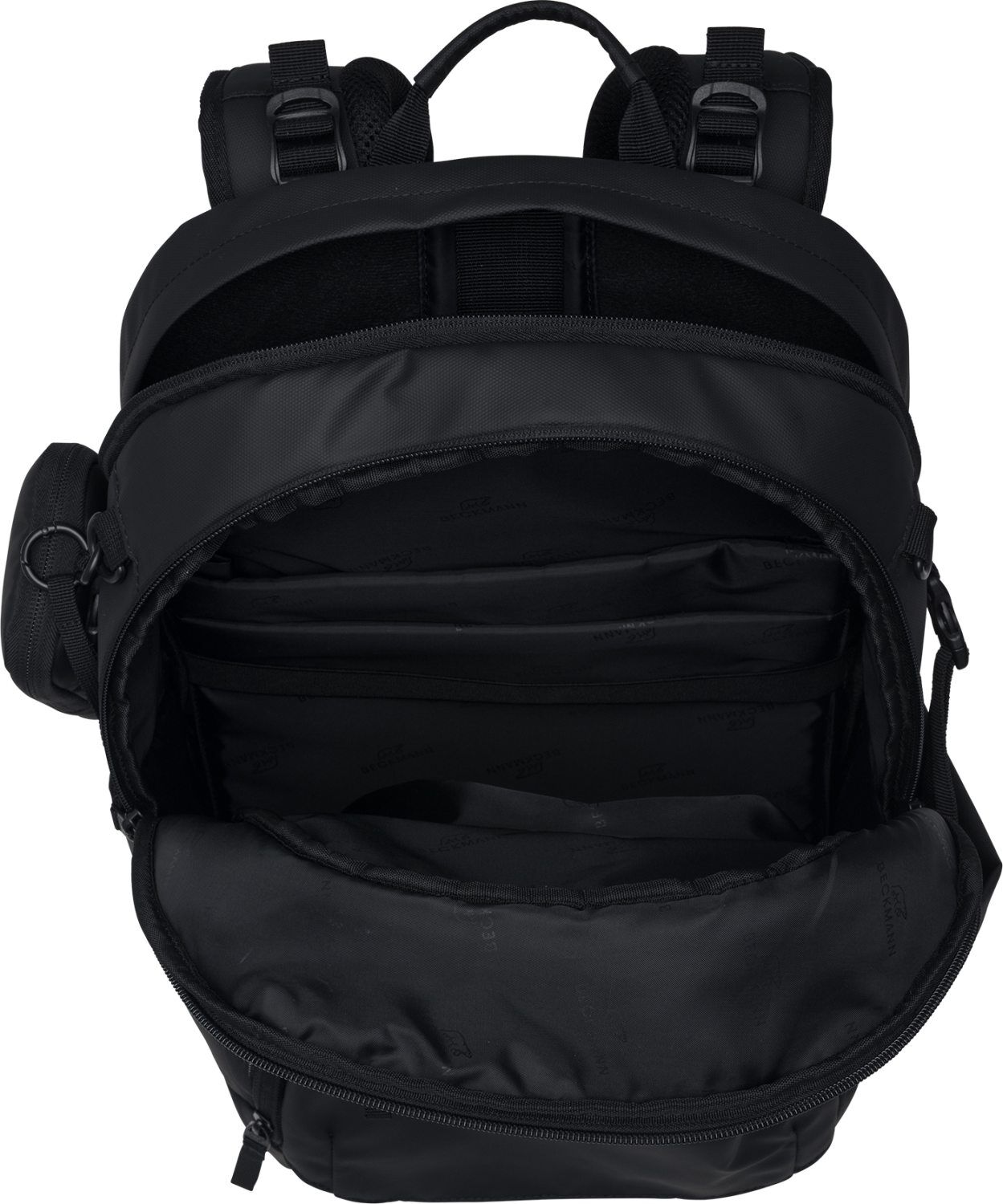 Beckmann Schulrucksack Sport Air Black Coated