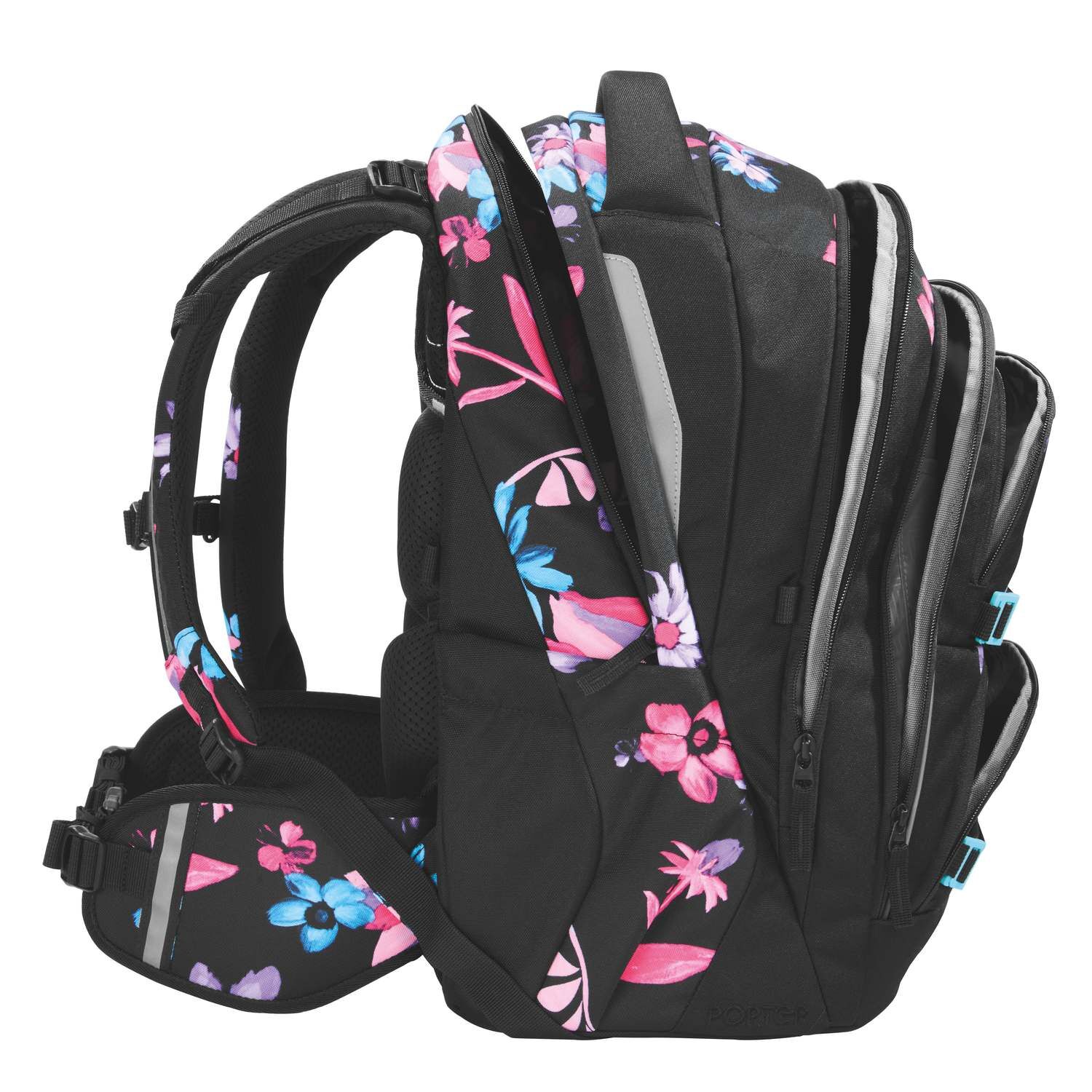 coocazoo Schulrucksack PORTER, Floral Artnight