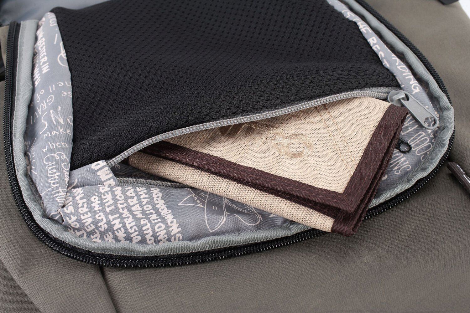 Nitro Rucksack NIKURO WAXED LIZARD grün