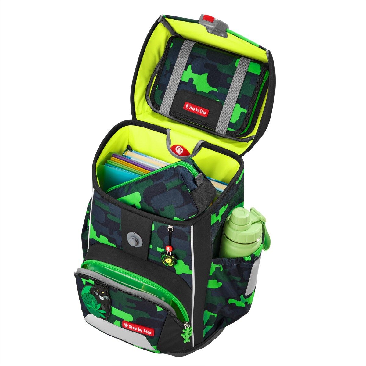 Step by Step GIANT Schulranzen-Set "Black Cat Chiko", 5-teilig