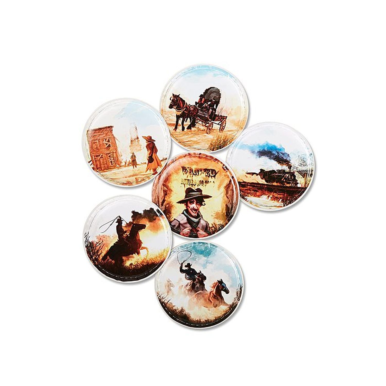 ergobag Klettie-Set (5-tlg.) MATT Wilder Westen