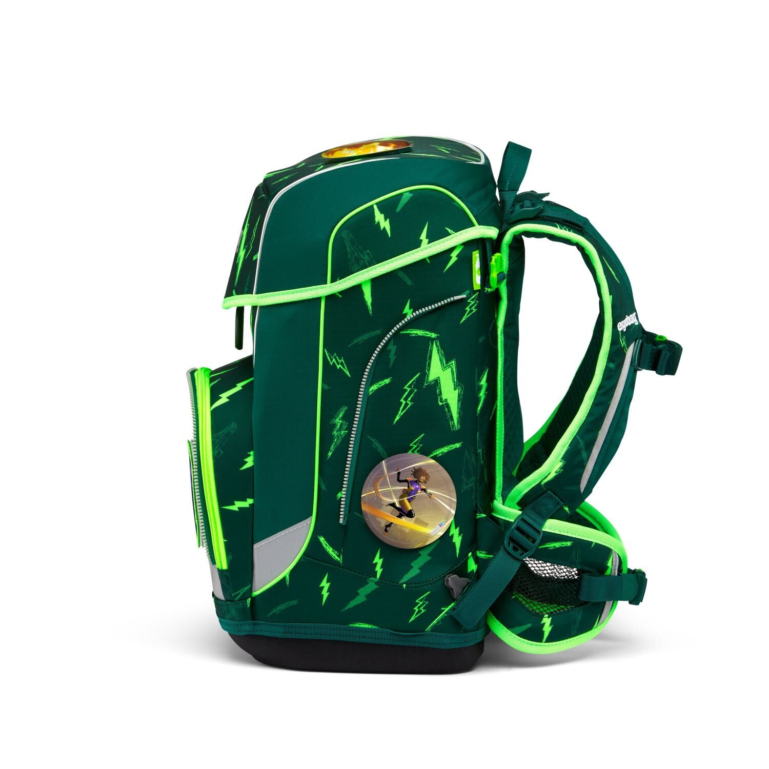 ergobag cubo light Schulranzen-Set Bärtastisch