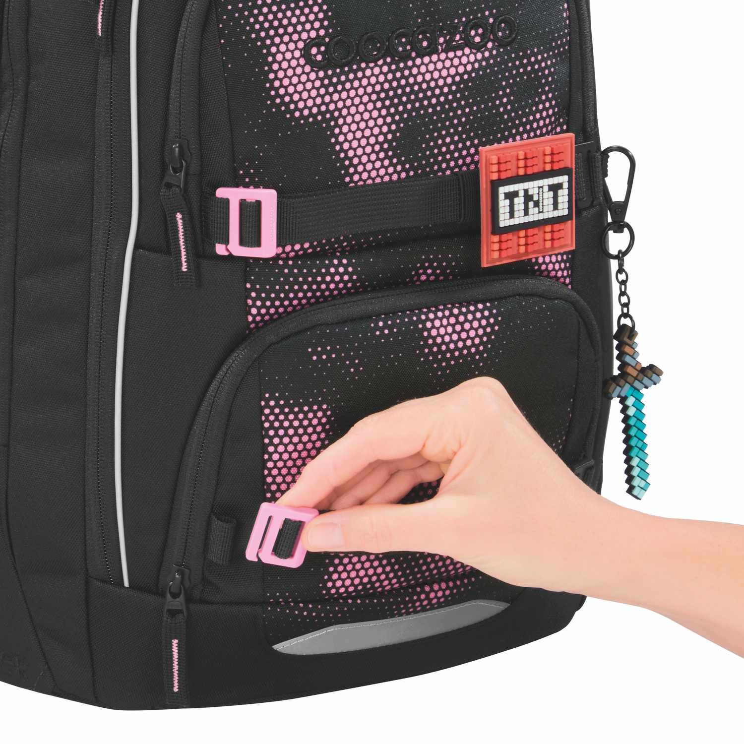 coocazoo Schulrucksack PORTER, Pink Illusion