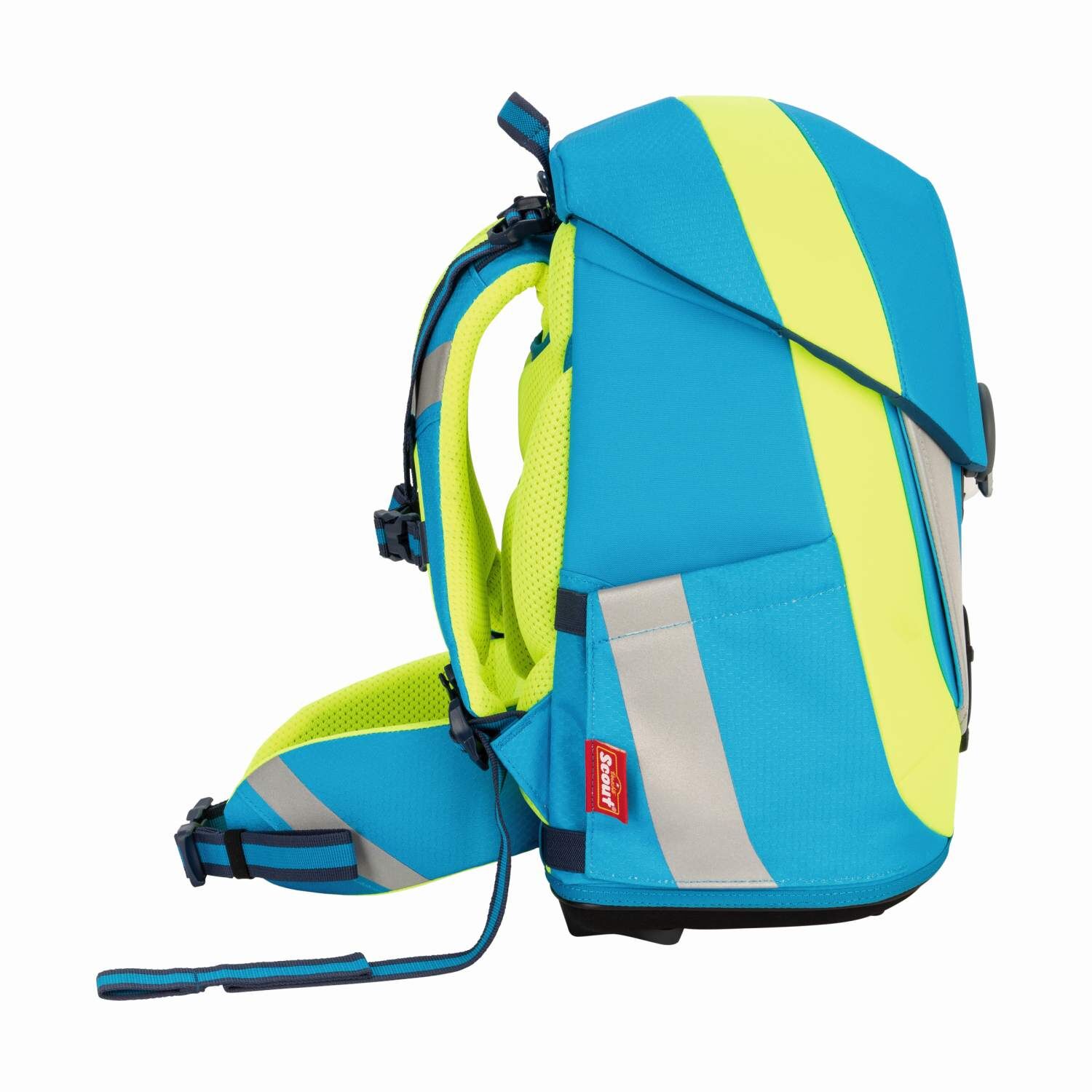 Scout Sunny II DIN Super Champion Schulranzen-Set 4-teilig