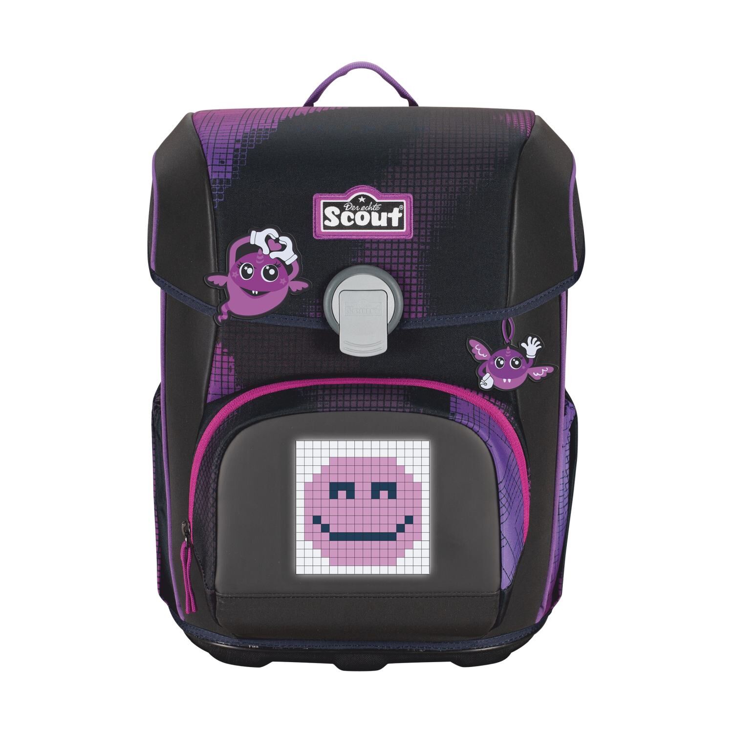 Scout Neo Schulranzen-Set 4 teilig Set Movie Star Pink Pixel