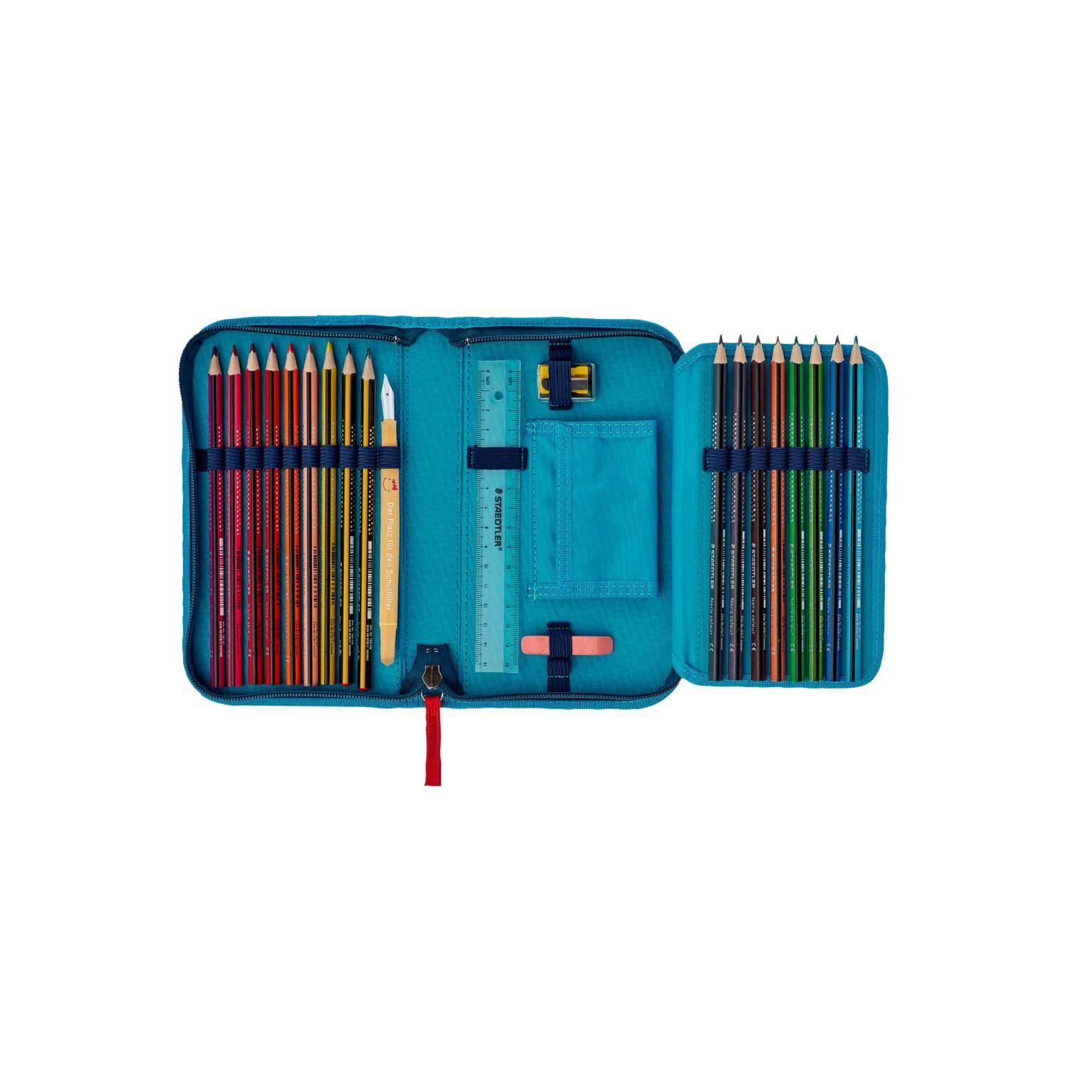 DerDieDas Ergoflex MAX Schulranzen-Set Exklusiv LED HAPPY MONSTER