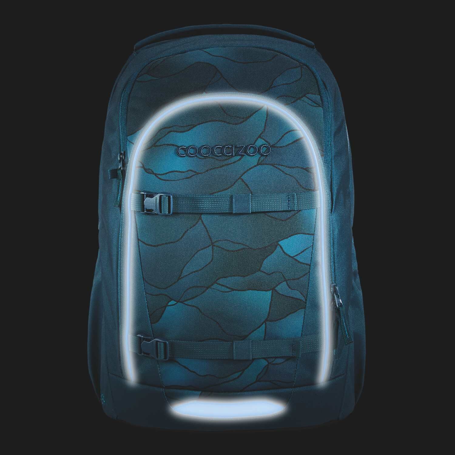 coocazoo Schulrucksack EVERY, Crystal Waves