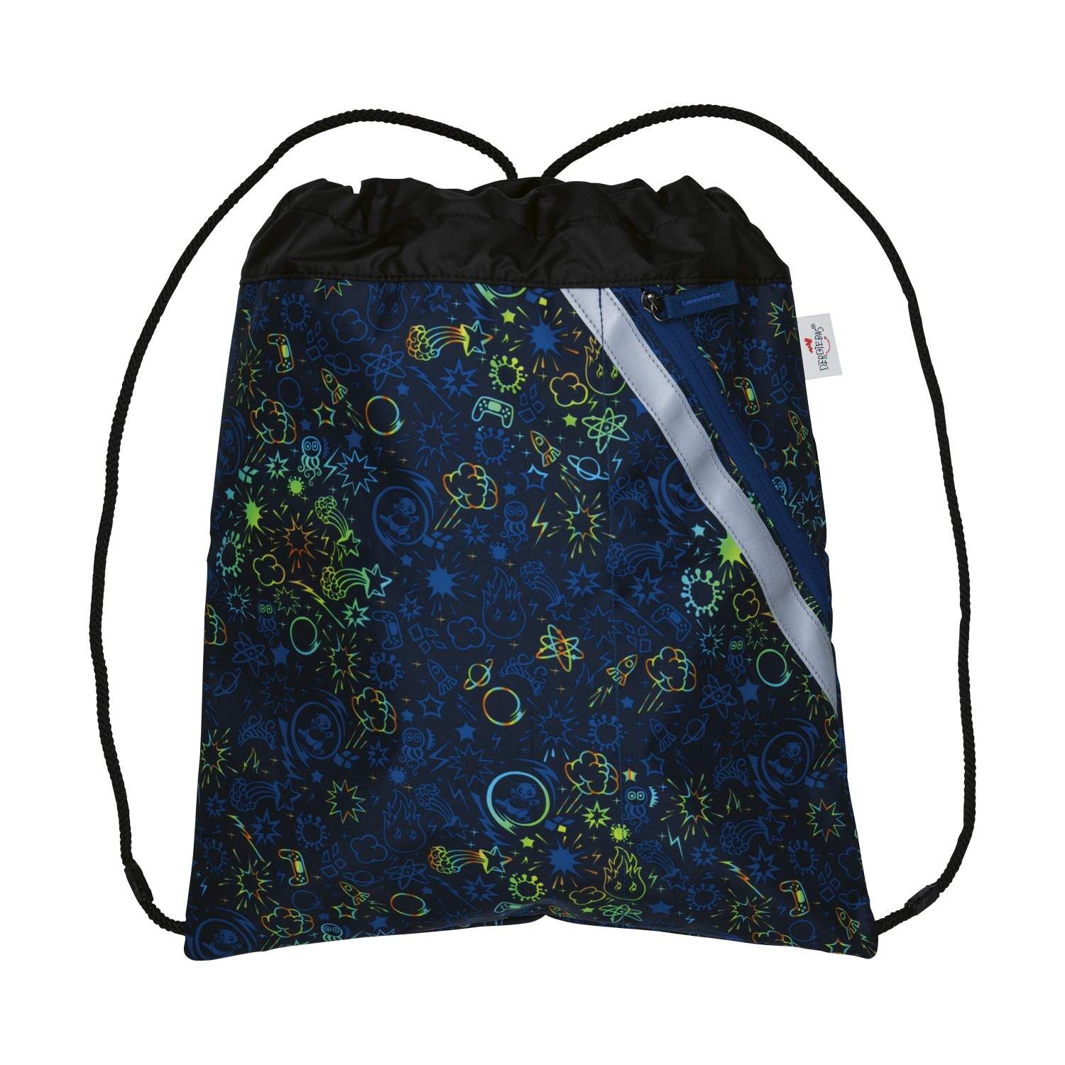 DerDieDas ErgoFlex Easy Neon Crazy Schulranzenset 5-teilig